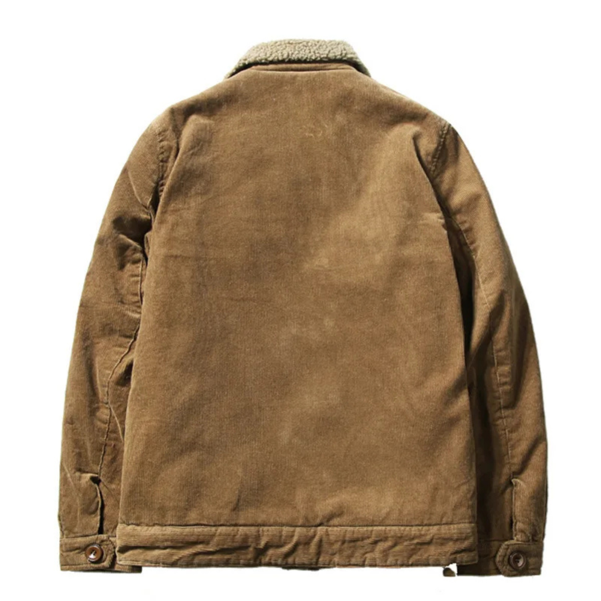 The Montefalco Men’s Vintage Corduroy Winter Turn Down Collar Jacket