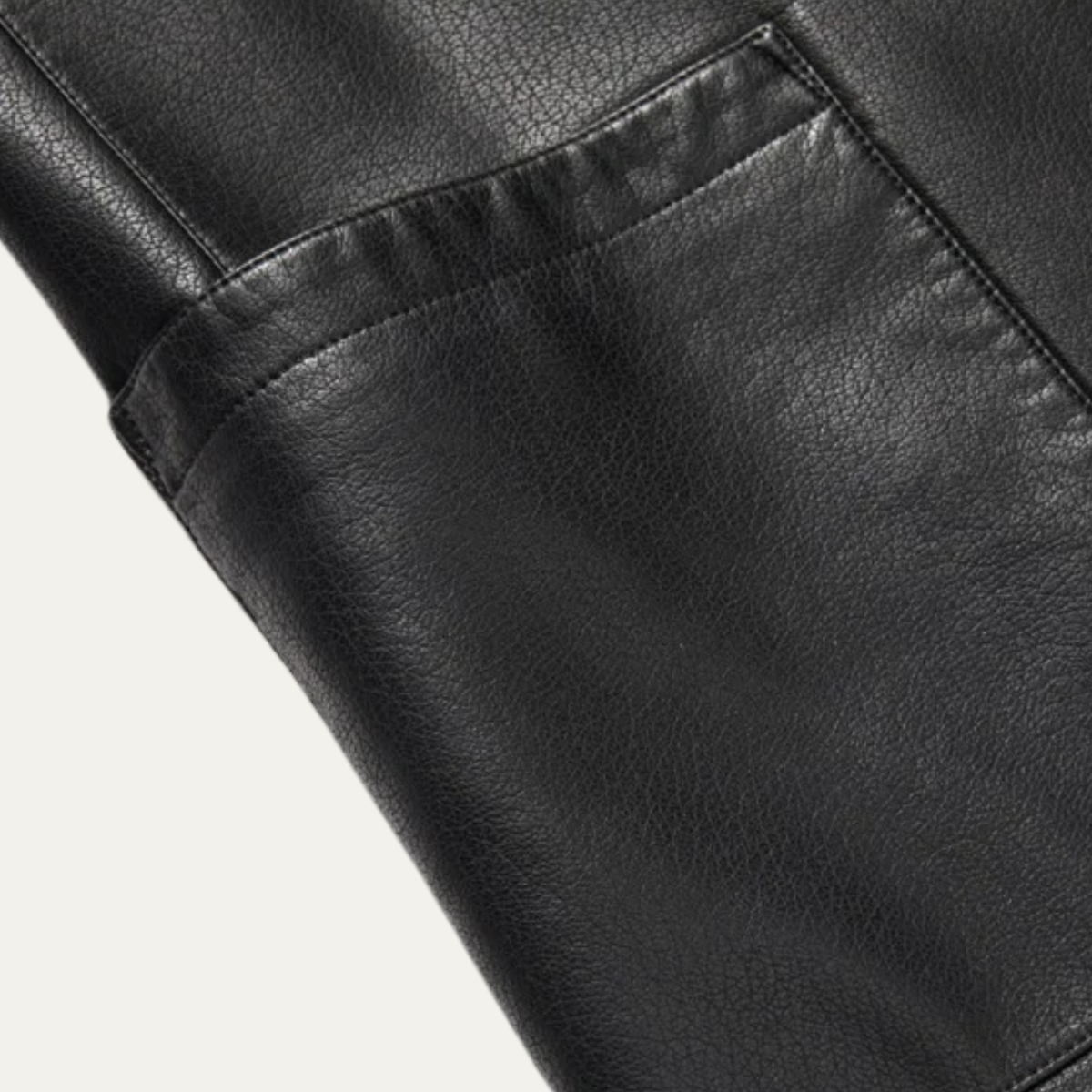 The Varenna Men's Slit Fit Casual Leather Blazer Jacket