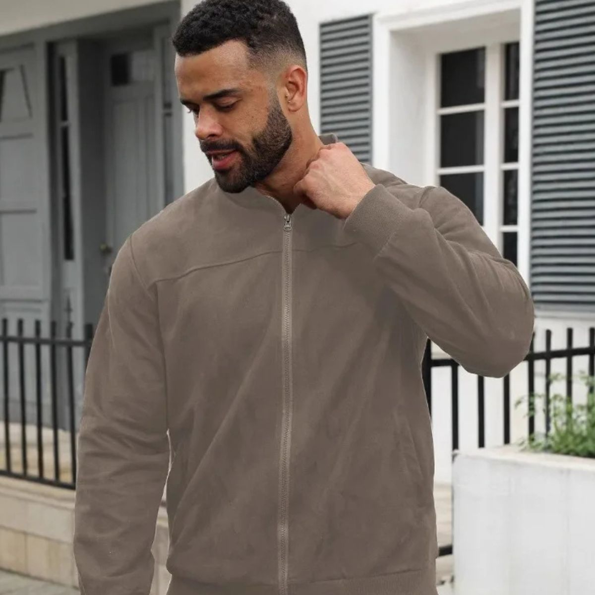 The Dublin Modern Suede Jacket for Men