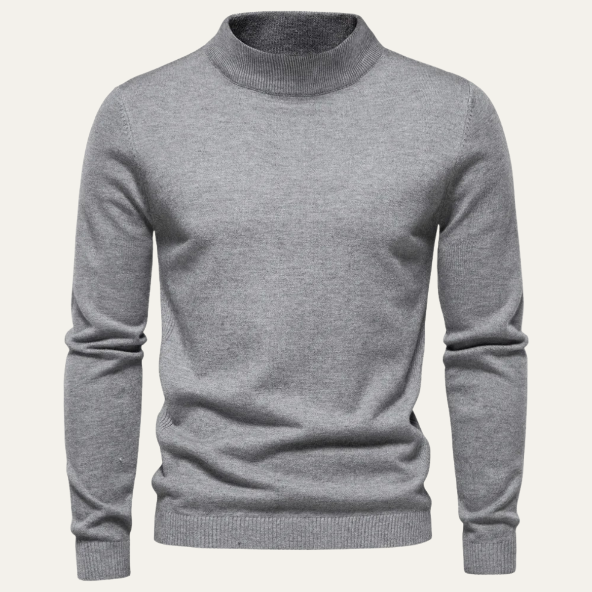 The Caernarfon Men's Slim Fit Turtleneck Casual Jumper