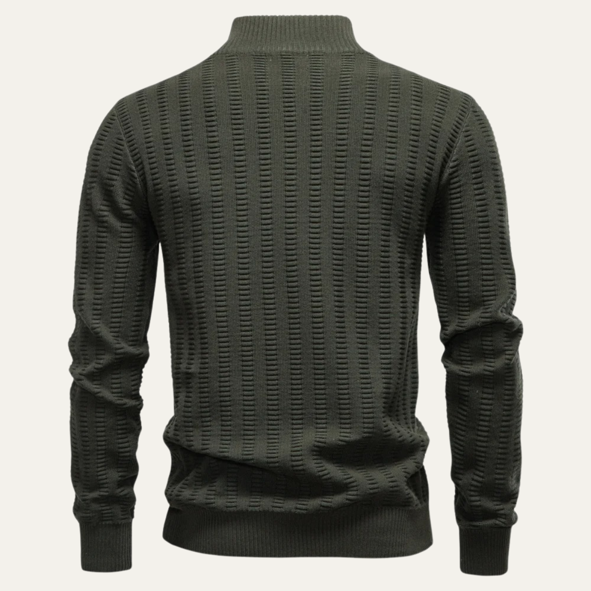 The Cotswold Men’s Half Zip Knit Winter Jumper