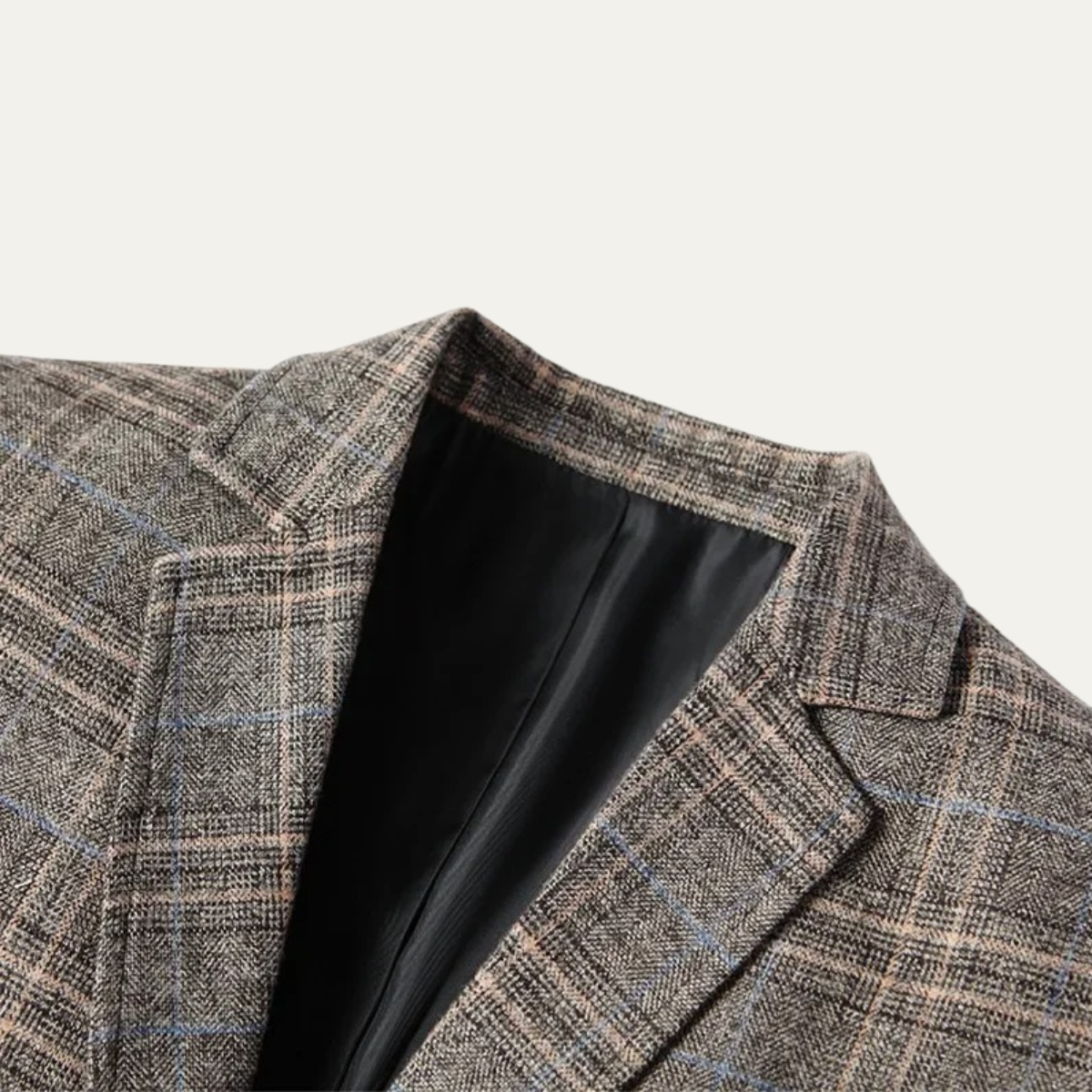 The Sarteano Men’s Classic Checked Slim Fit Plaid Blazer Jacket