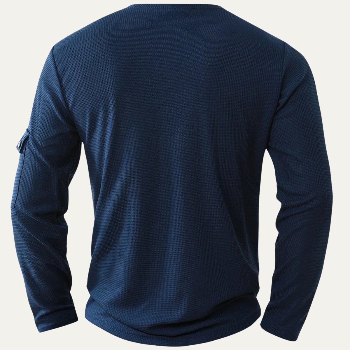 The Otranto Men’s Casual Waffle Knit Henley Shirt