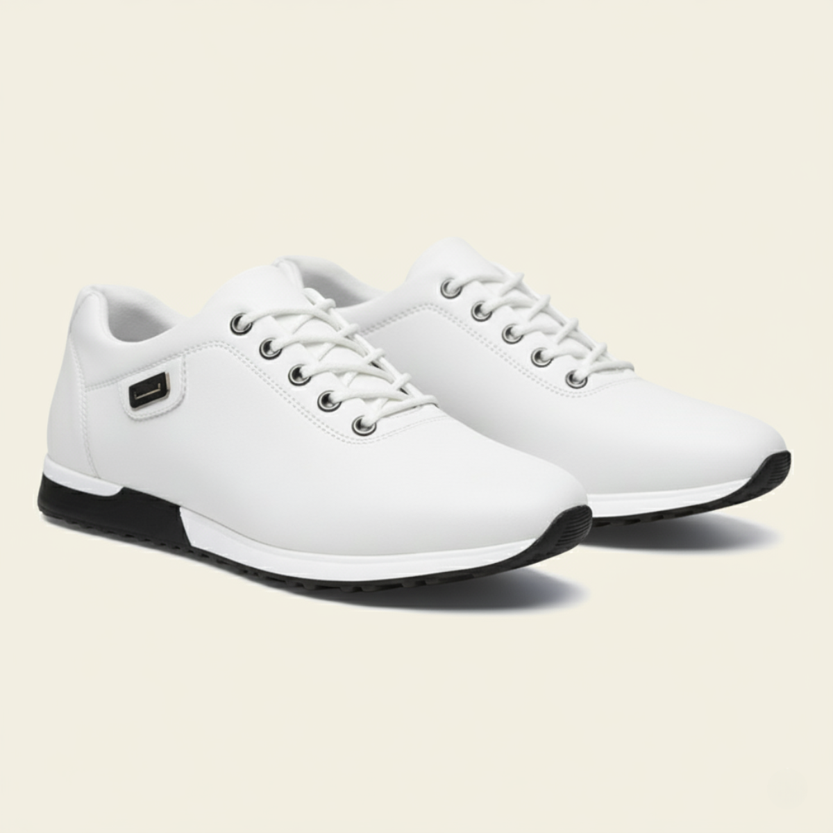 The Bond Street Men’s Orthopedic Shoes Leather Sneakers
