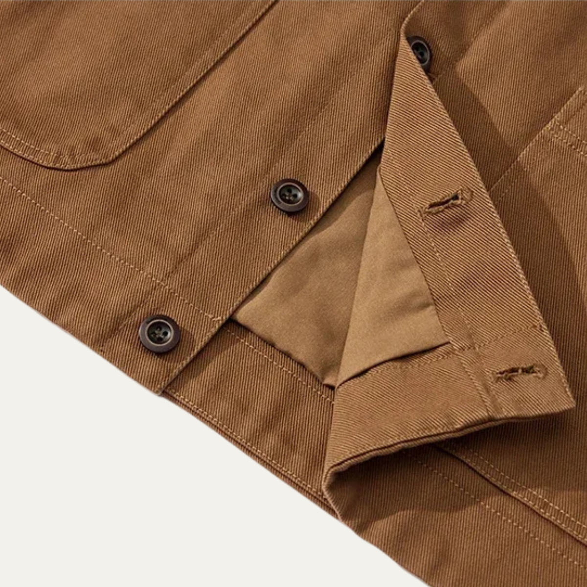 The Highclere Men’s Modern Casual Button Up Outerwear Jacket