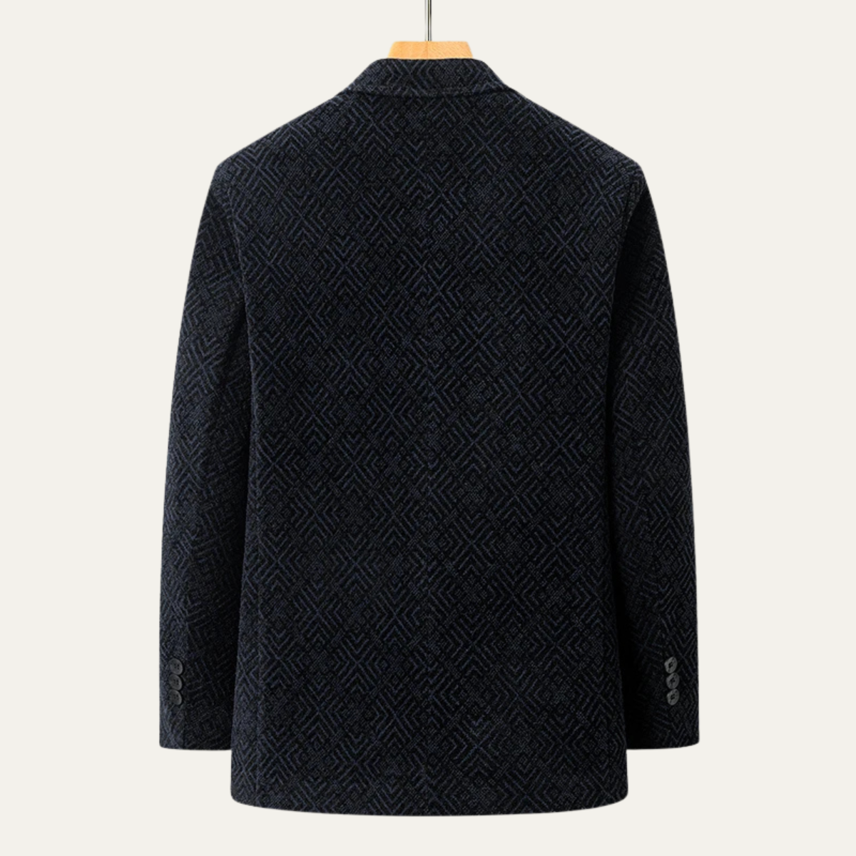 The Tremezzo Men's Wool Blend Warm Fleece Lined Blazer Jacket