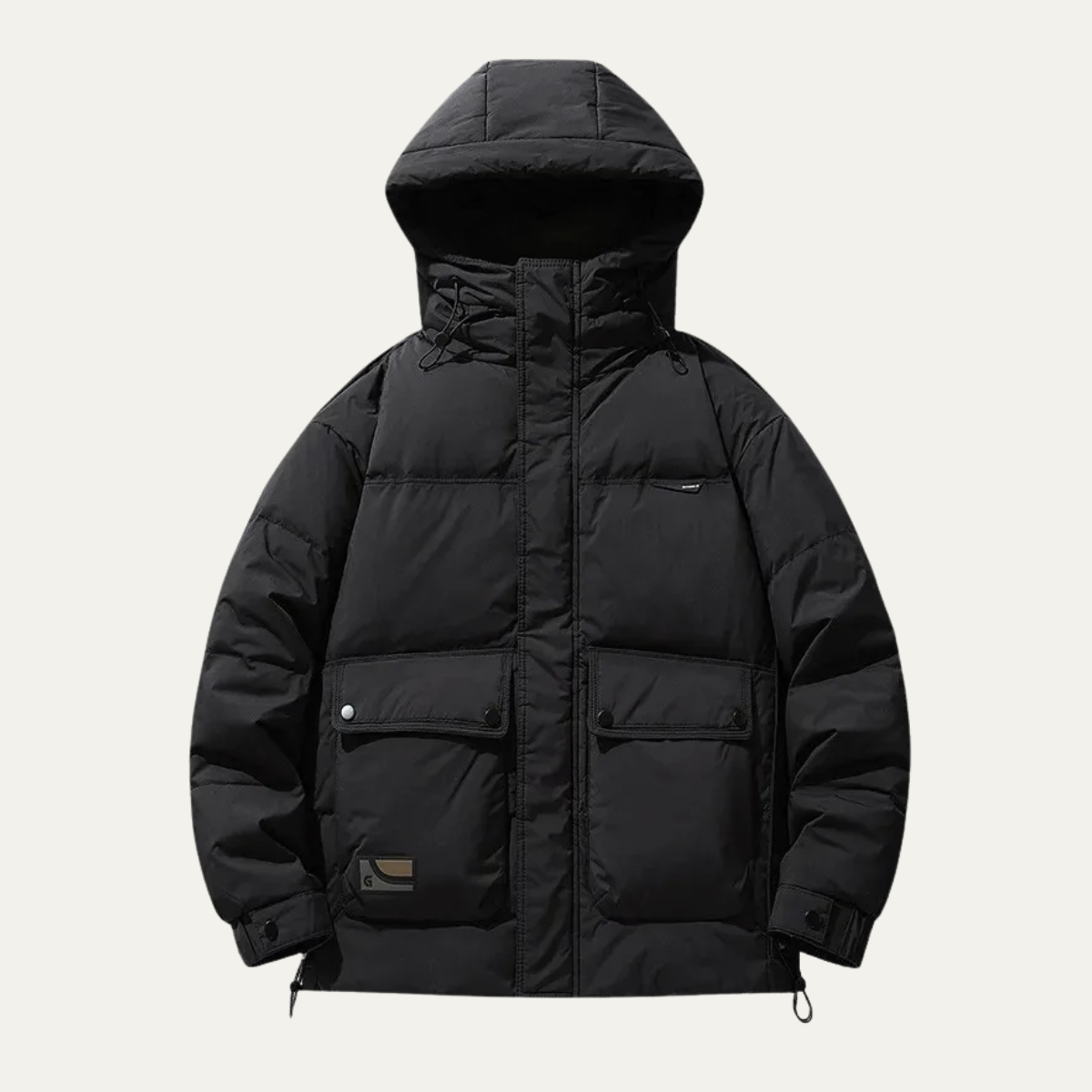 The Skye Men’s Thick Down Puffer Hooded Winter Jacket