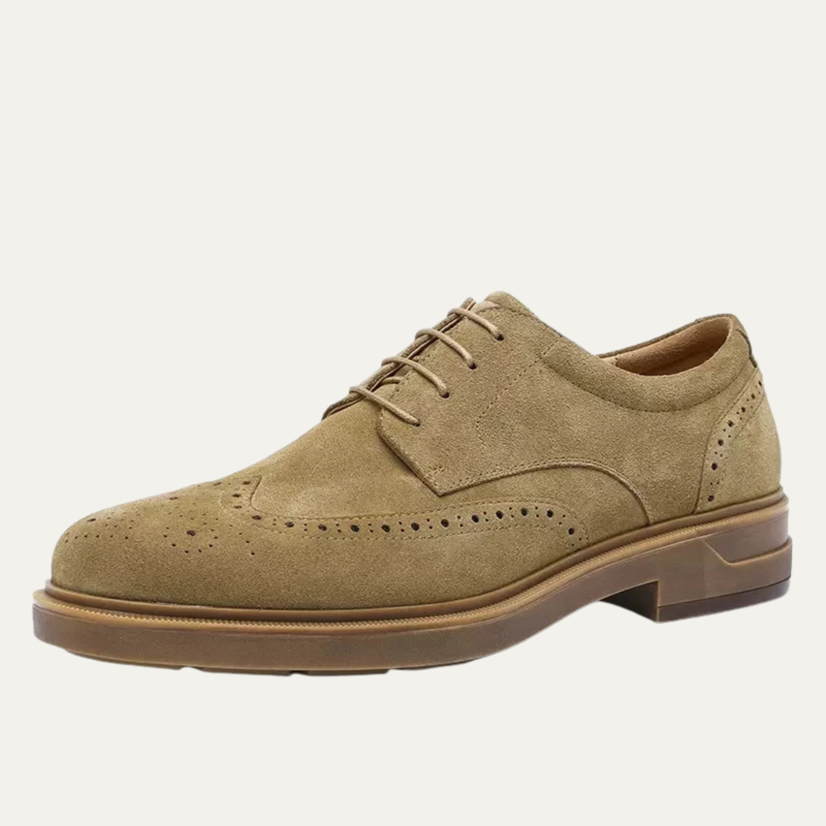 The Trastevere Men’s Suede Leather Lace Up Oxford Dress Shoes