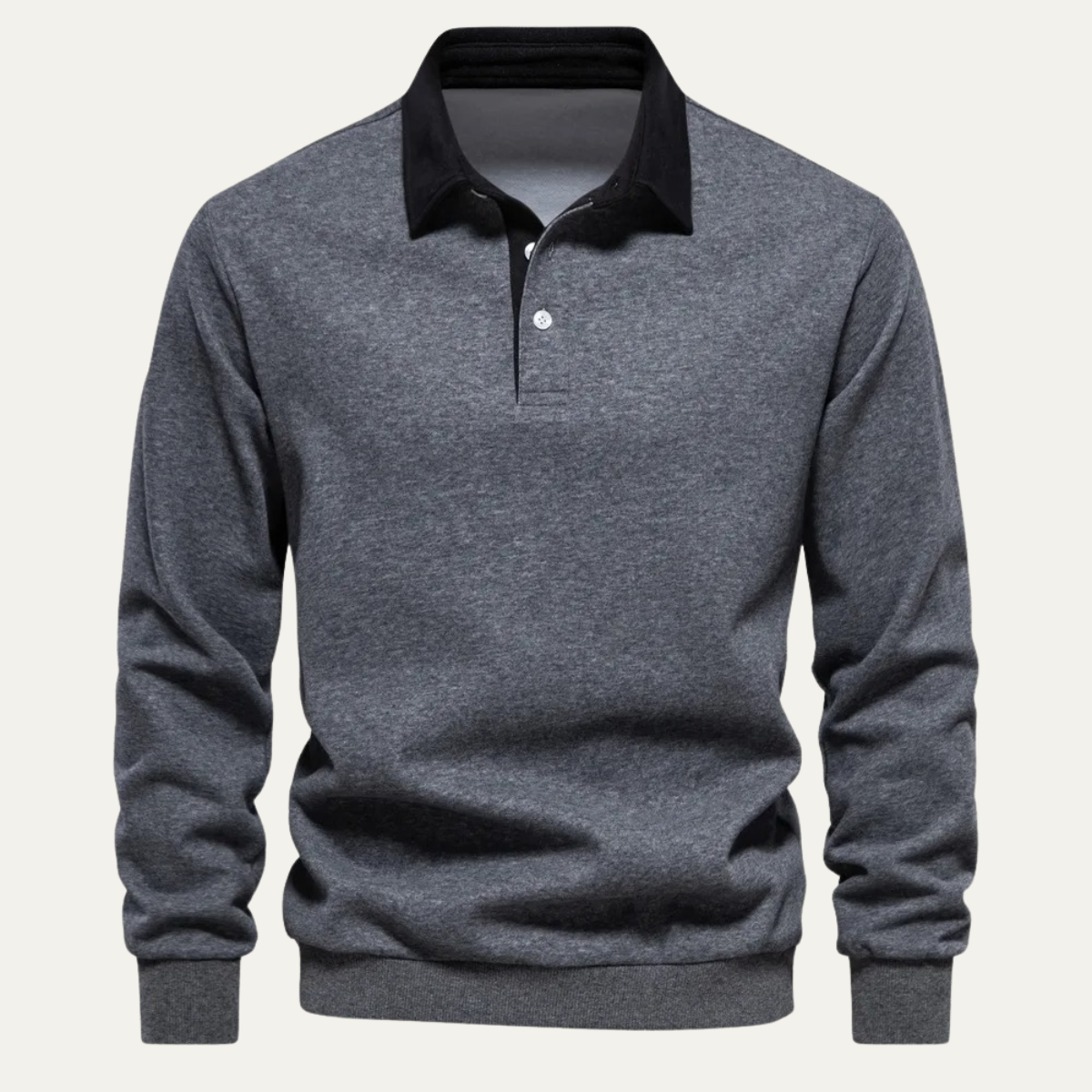 The Marlowe Men’s Casual Smart Polo Collar Jumper