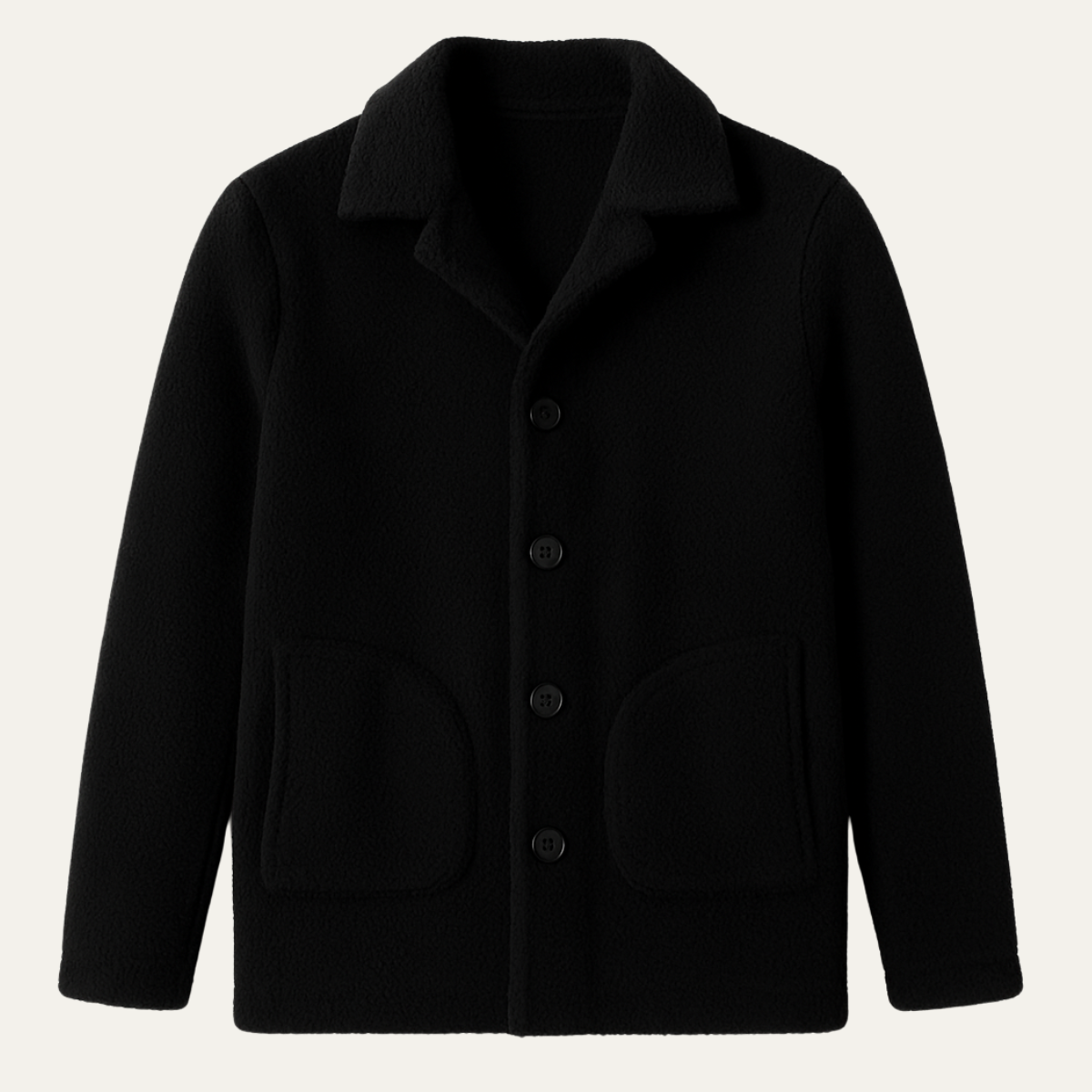 The Brecon Men's Warm Winter Fleece Jacket with Pockets