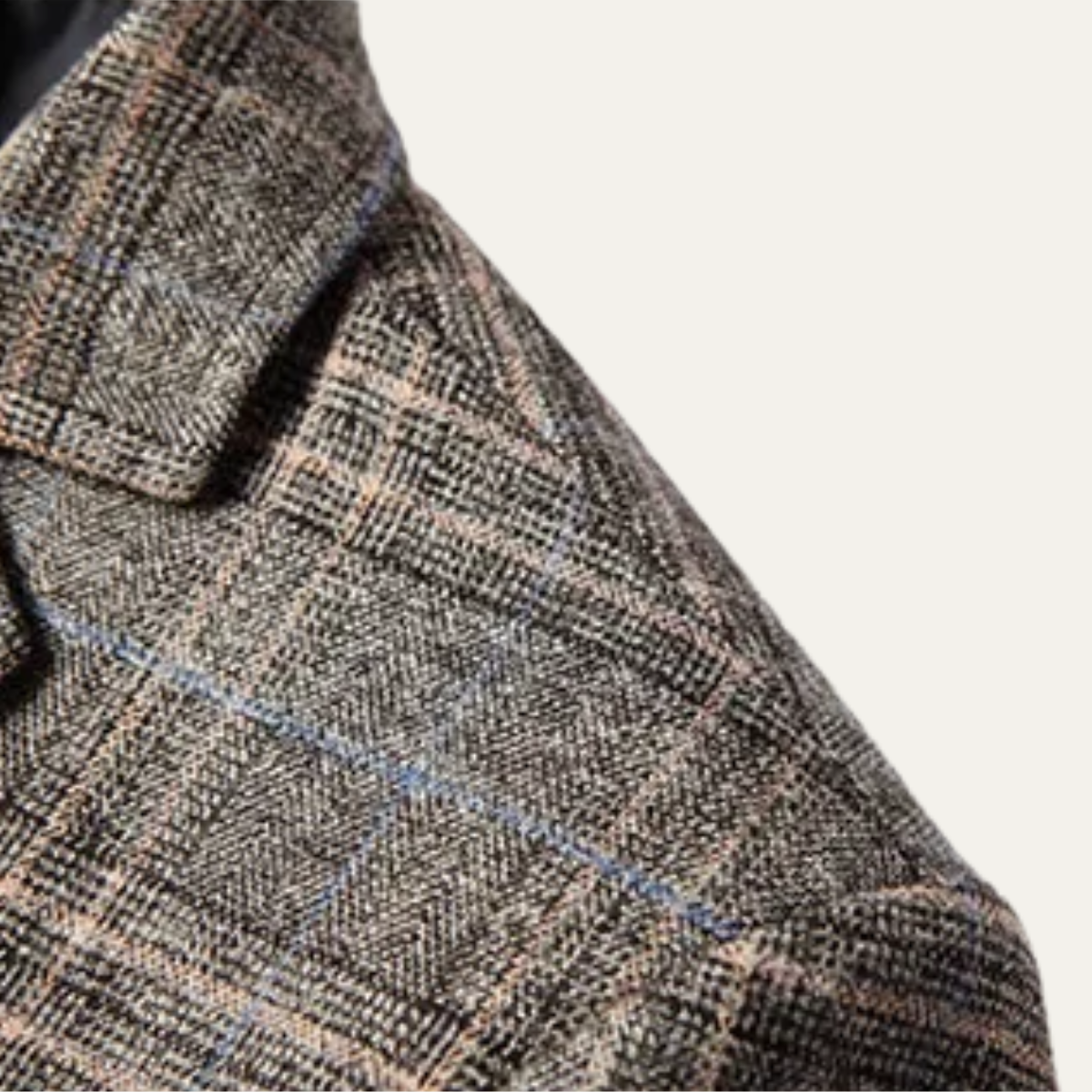 The Sarteano Men’s Classic Checked Slim Fit Plaid Blazer Jacket