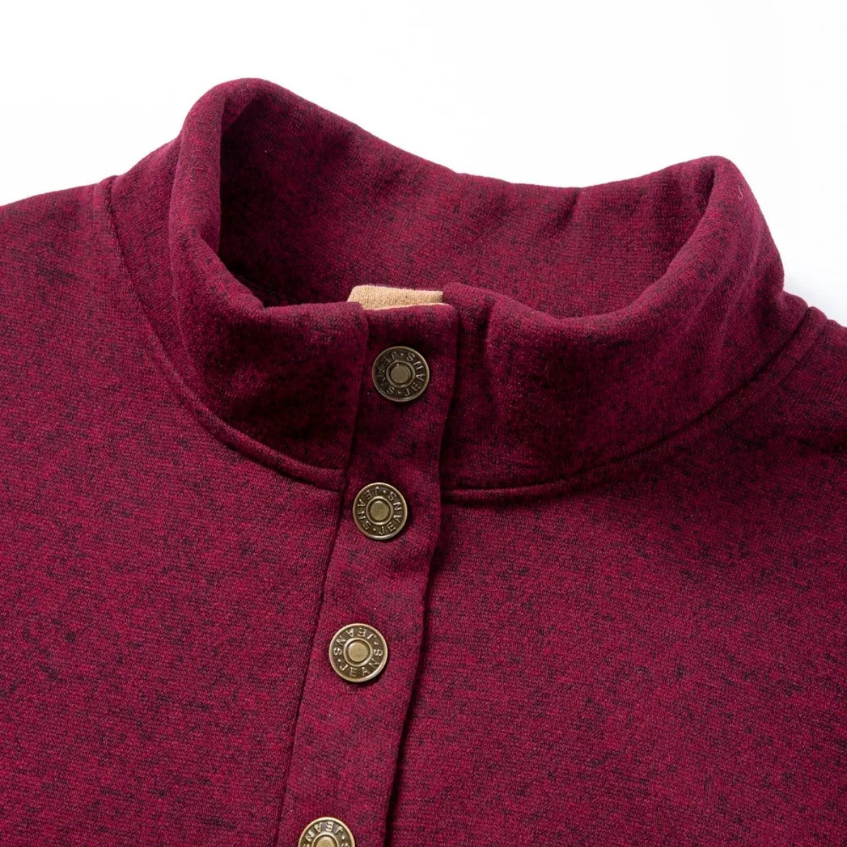 The Shanklin Men’s Casual Stand Collar Knitted Jumper