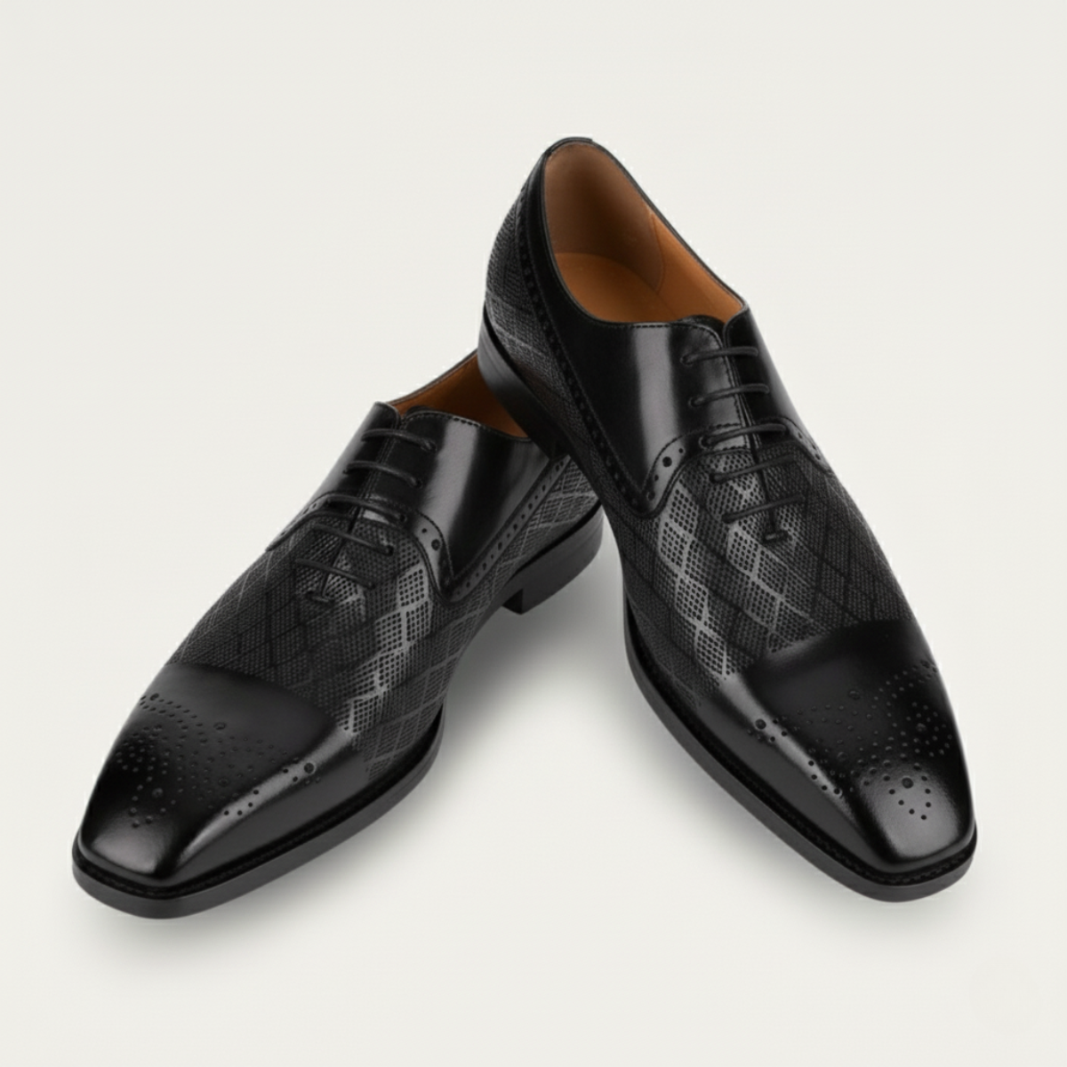 The Bolzano Men's Leather Dress Shoe – Lace Up Smart Shoe