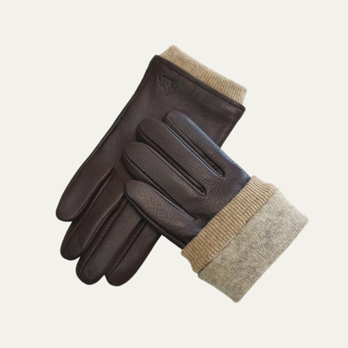 The Palermo Men's Leather Warm Wool Lined Winter Driving Gloves