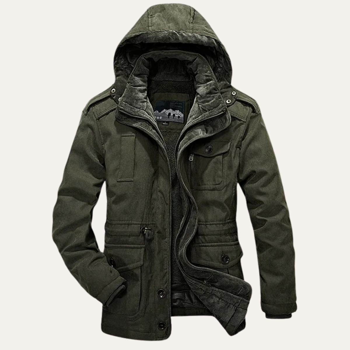 The Bellmere Men’s Insulated Winter Hooded Parka Jacket