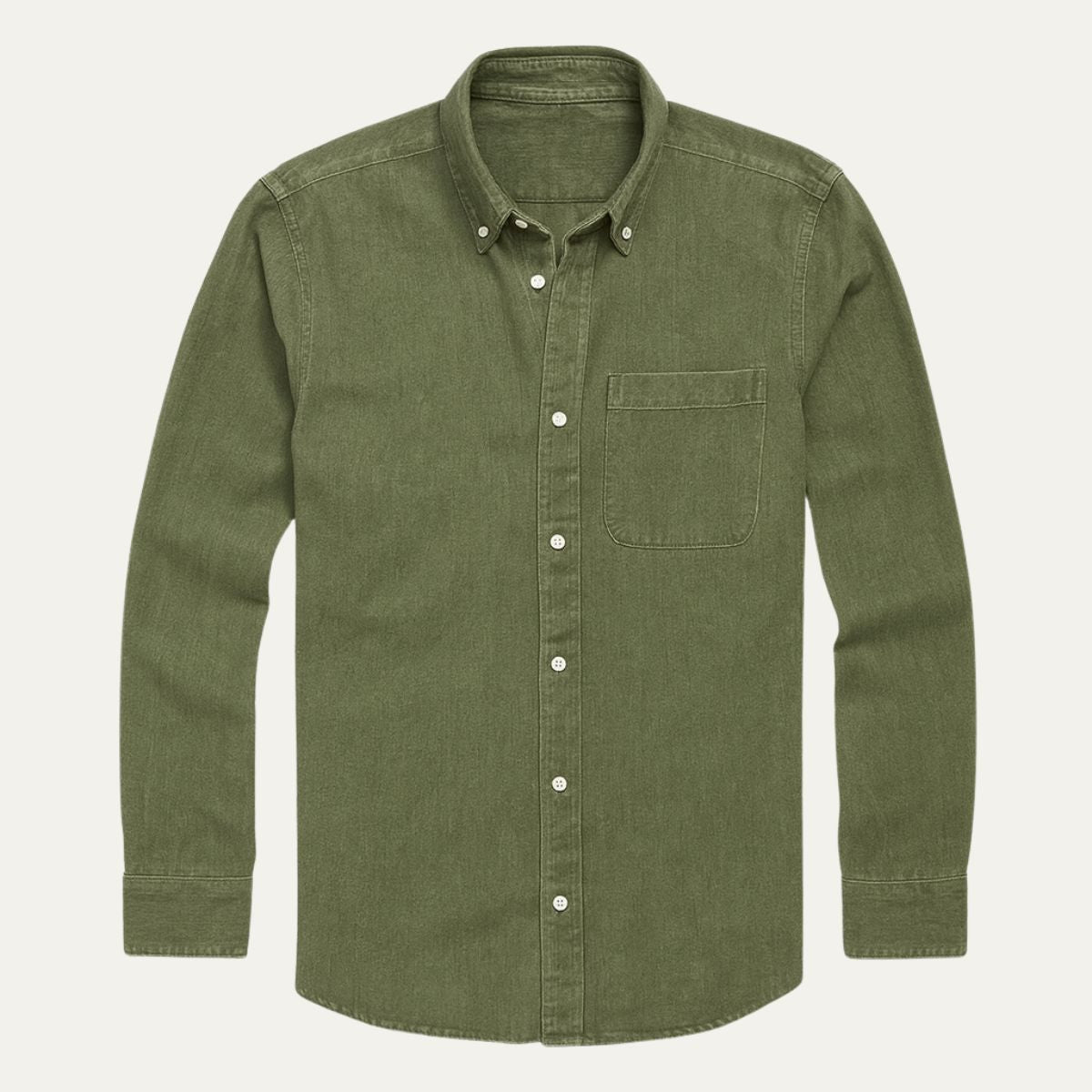 The Boston Casual Denim Shirt for Men