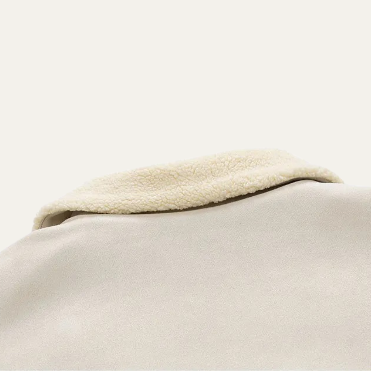 The Sicilia Men’s Fleece Lined Suede Sherpa Jacket with Shearling Collar