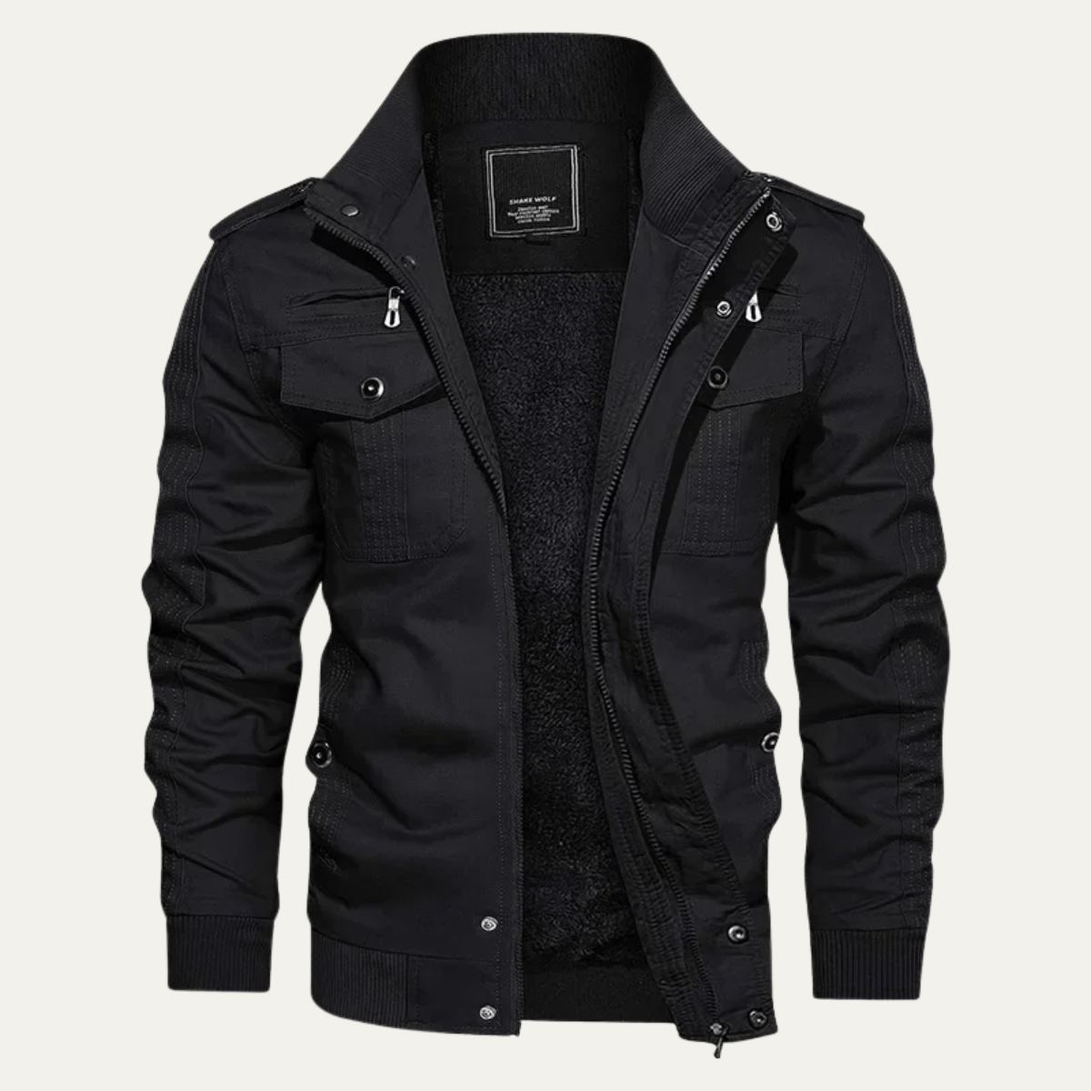 The Fairfax Men's Fleece Lined Warm Bomber Jacket