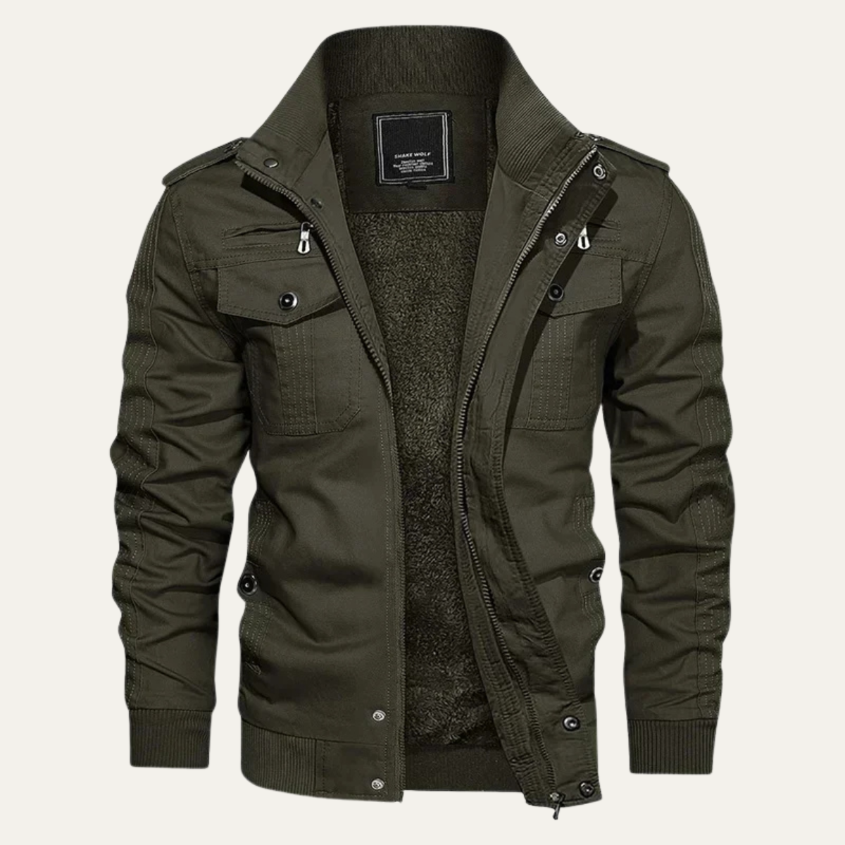 The Fairfax Men's Fleece Lined Warm Bomber Jacket