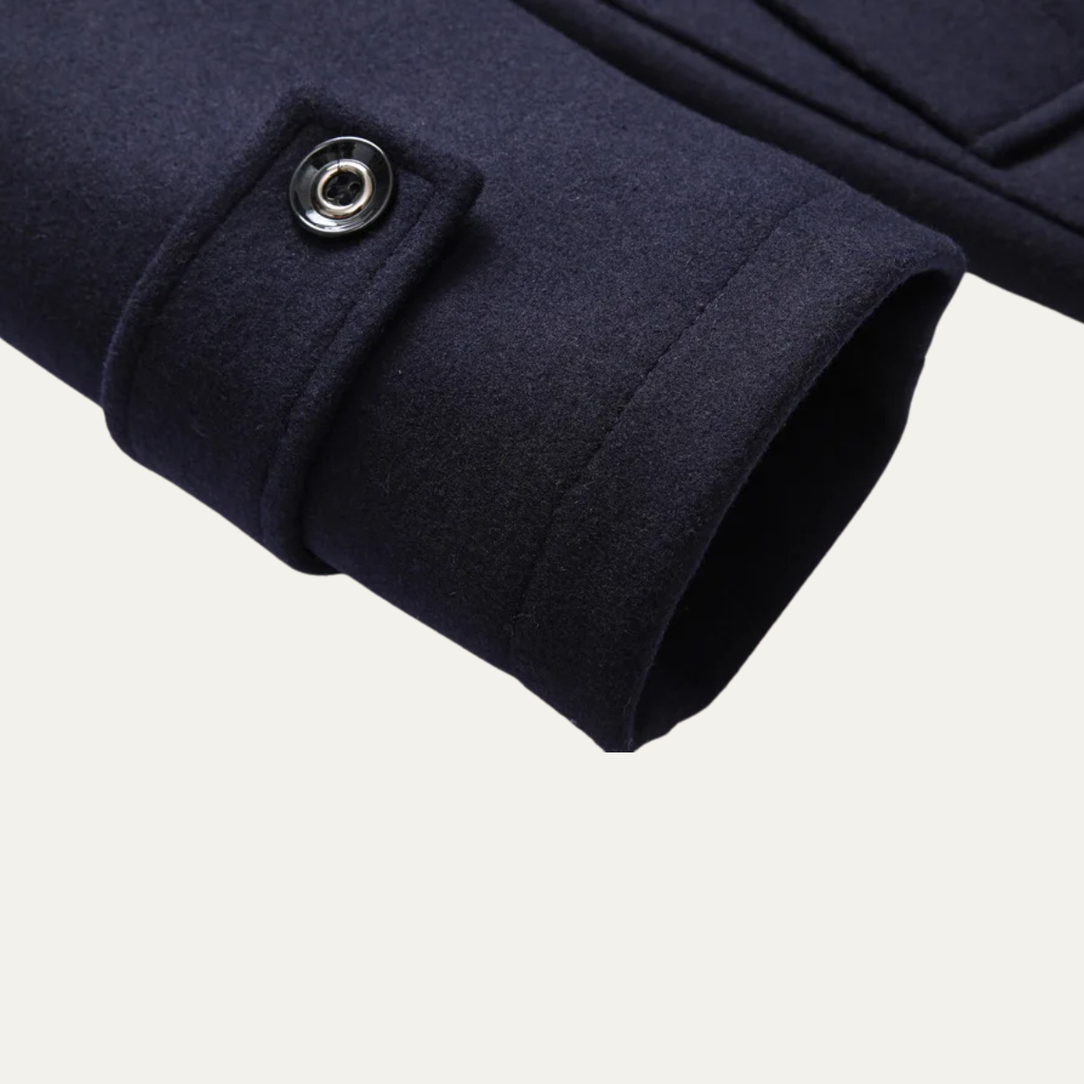 The Siena Men's Wool Blend Long Trench Coat with Lapel Collar