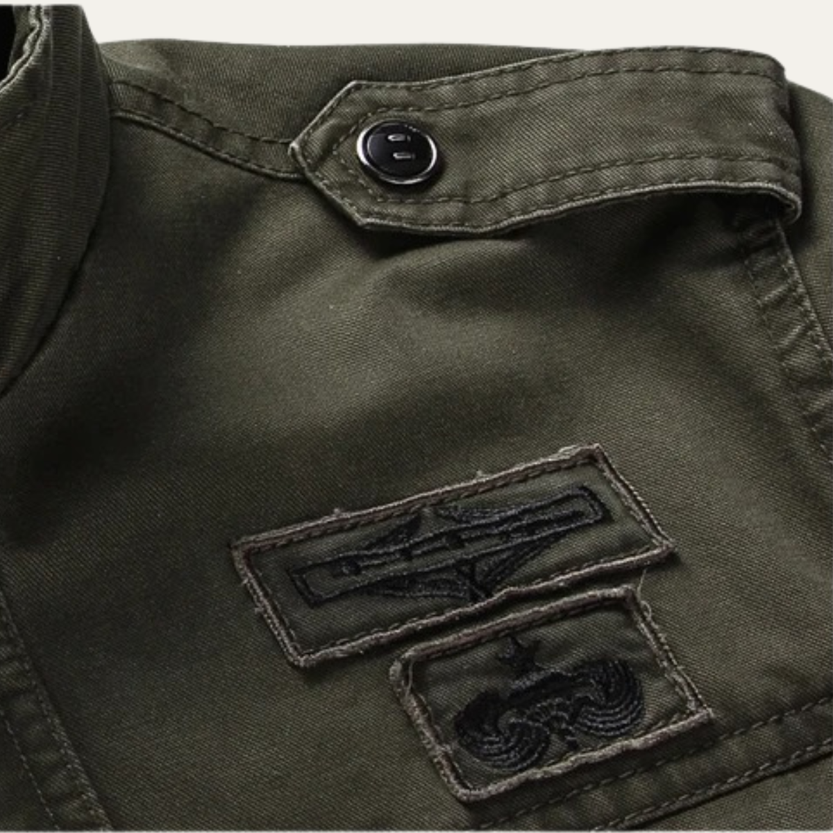 The Aberdeen Men's Trendy Cargo Cotton Jacket with Pockets
