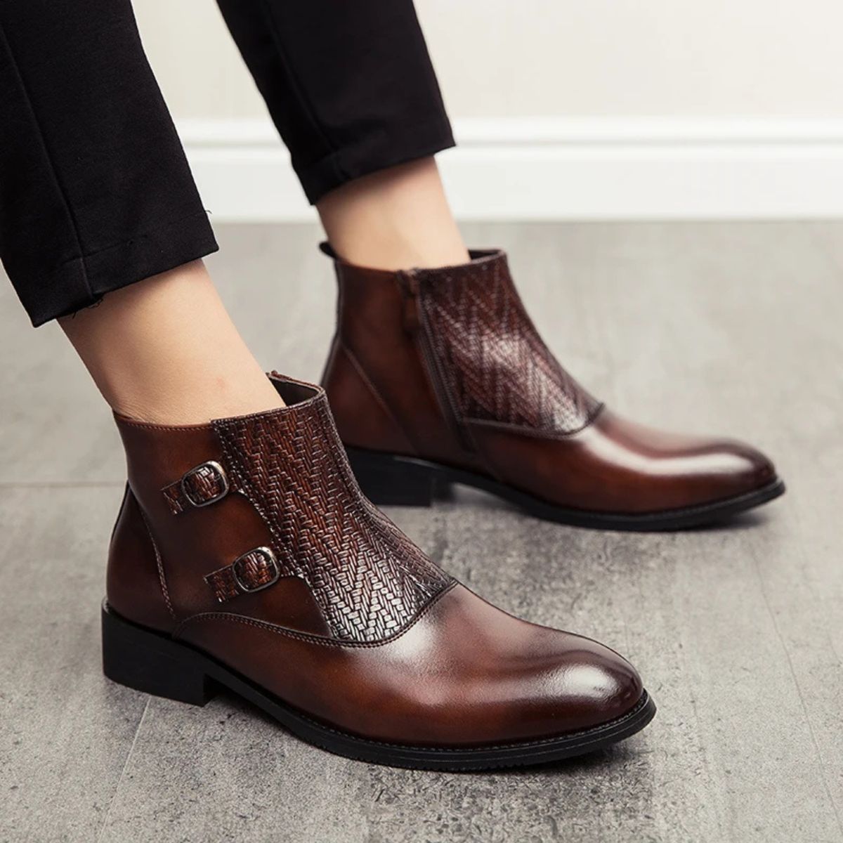 The Oxford Elegant Chelsea Boots for Men - Winter Luxury Business Shoes