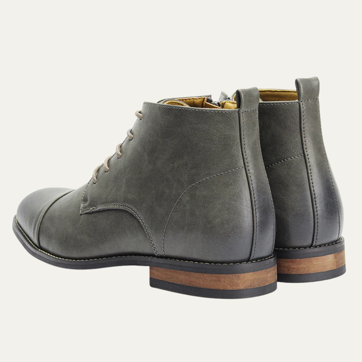 The Rapallo Men’s Classic Side Zip Leather Ankle Boots
