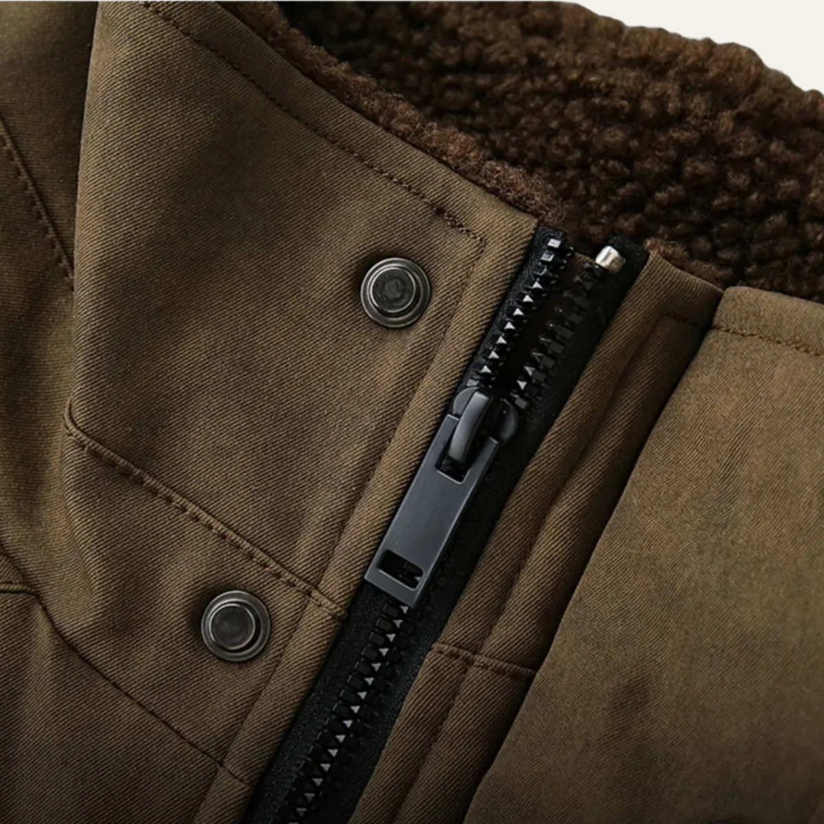 The Sandringham Men’s Warm Fleece Lined Vintage Brown Suede Jacket