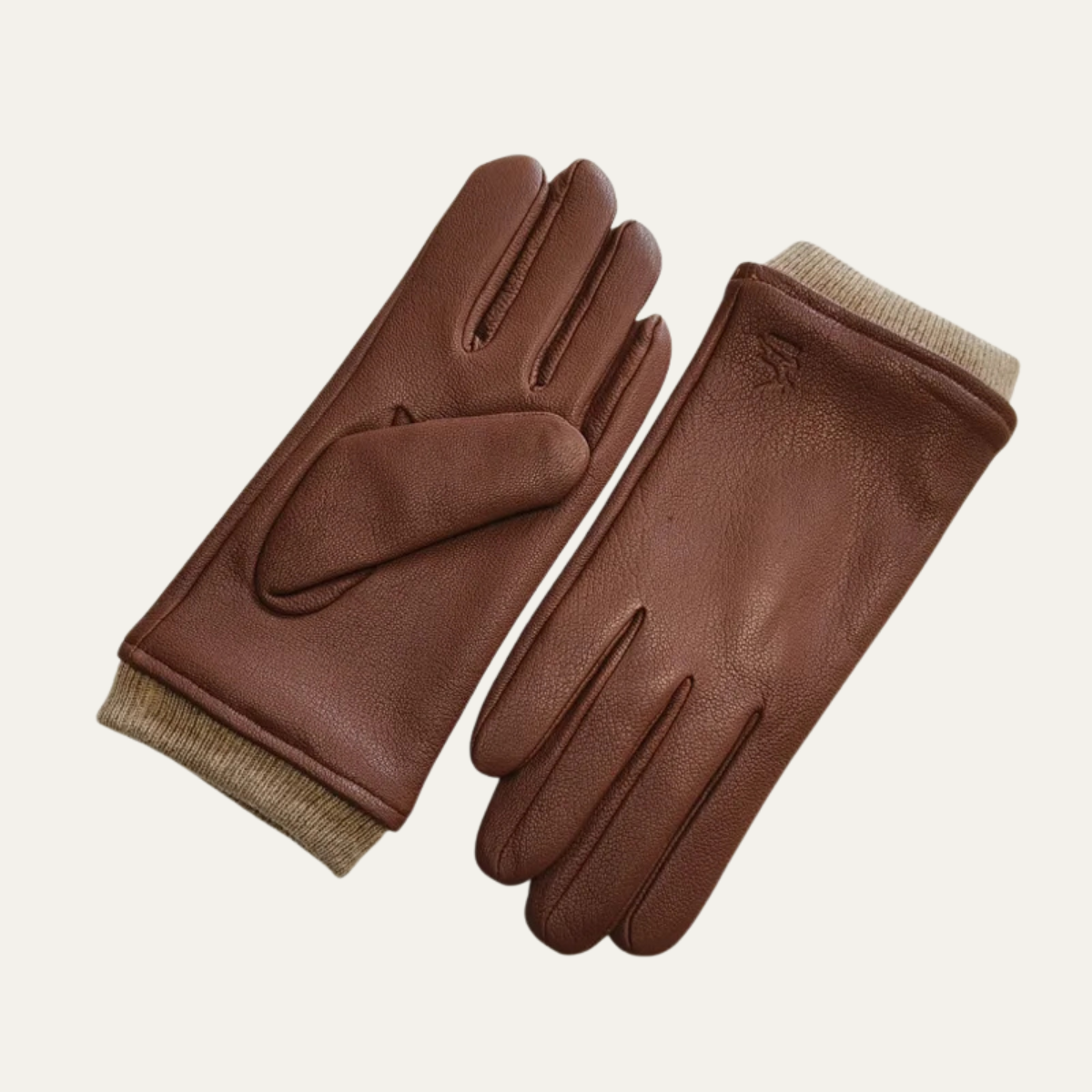 The Palermo Men's Leather Warm Wool Lined Winter Driving Gloves