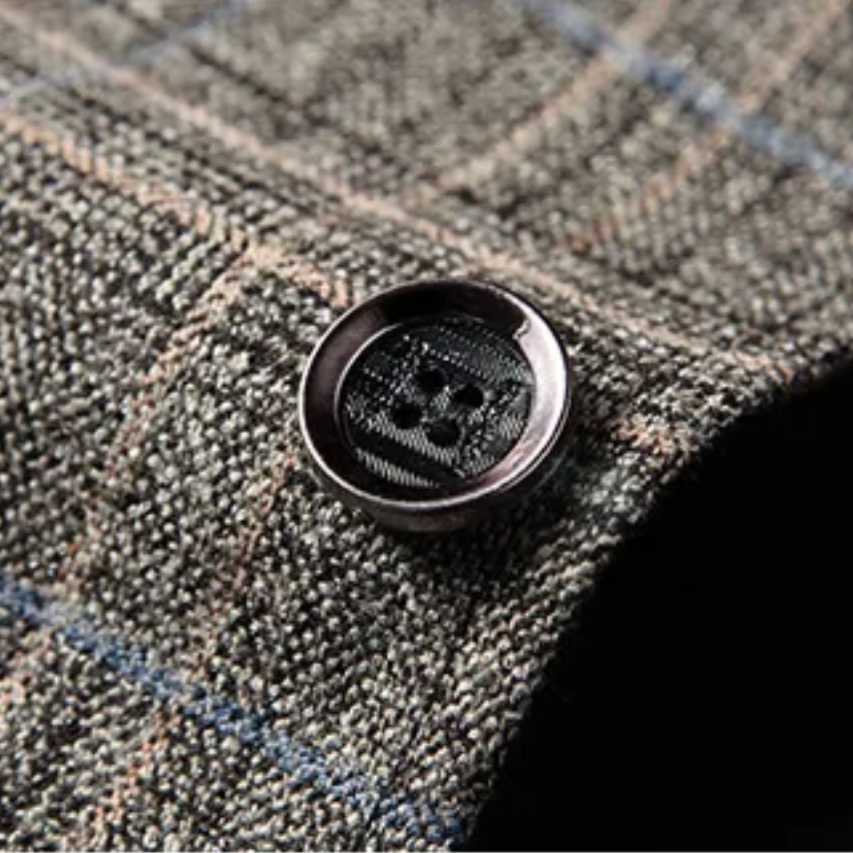 The Sarteano Men’s Classic Checked Slim Fit Plaid Blazer Jacket