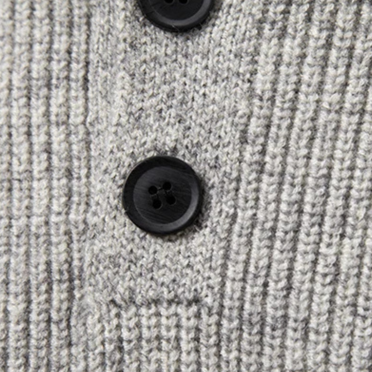 The Asciano Men’s Winter Warm Henley Knit Jumper