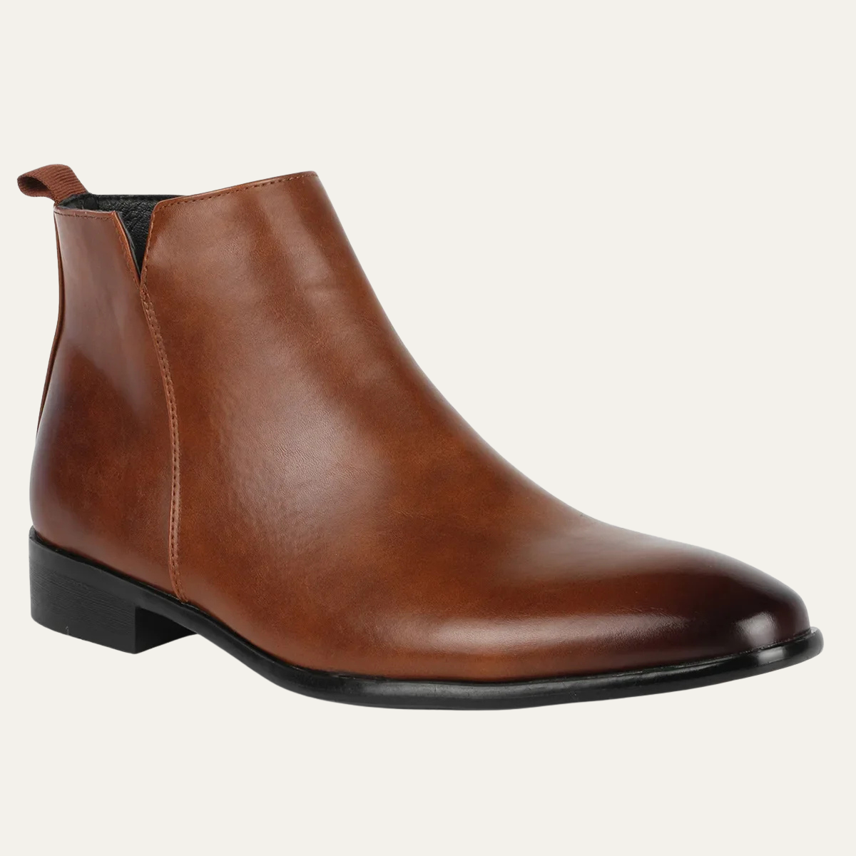 The Versailles Men’s Luxury Leather Slip On Business Dress Ankle Boots