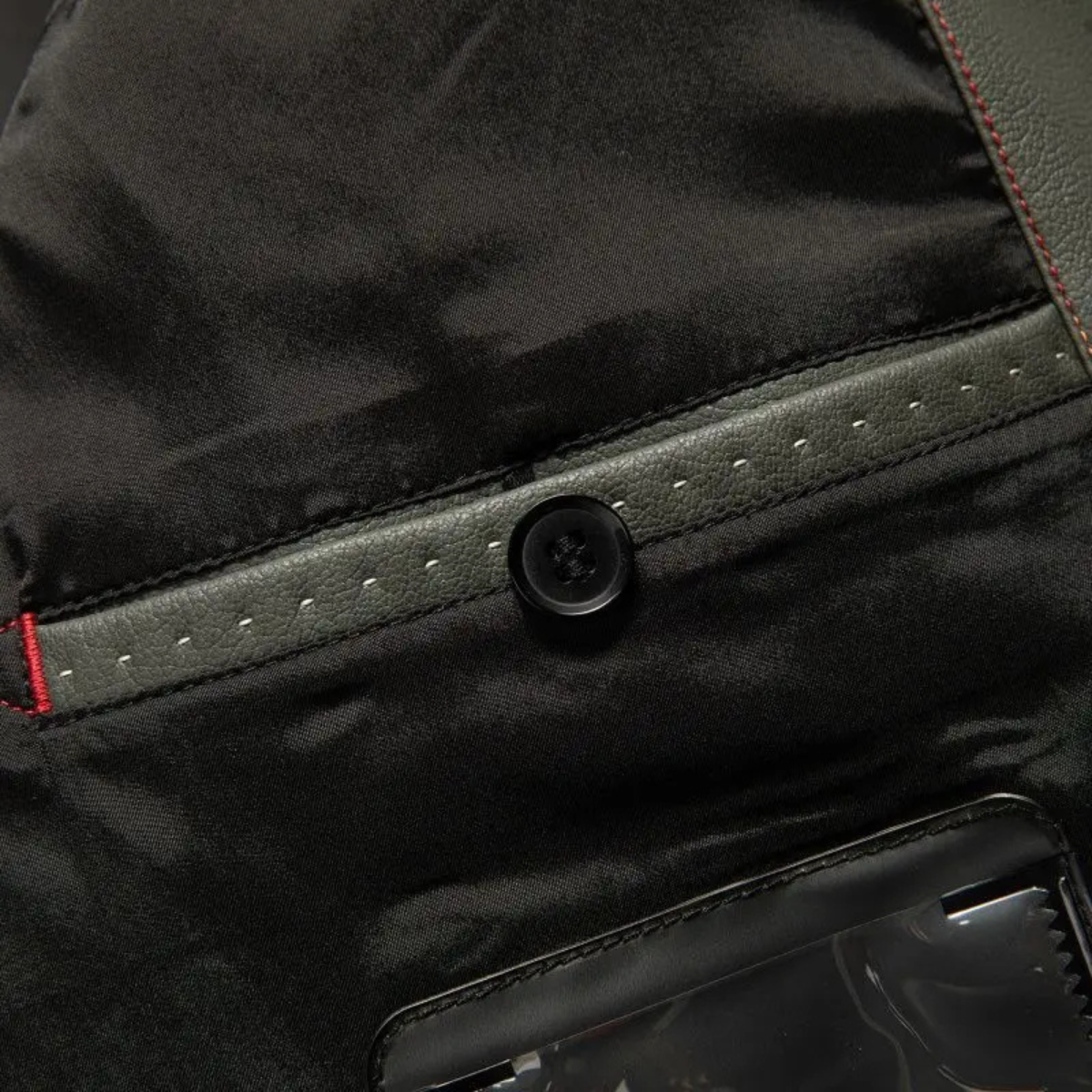 The Burford Men’s Premium Leather Casual Stand Collar Jacket