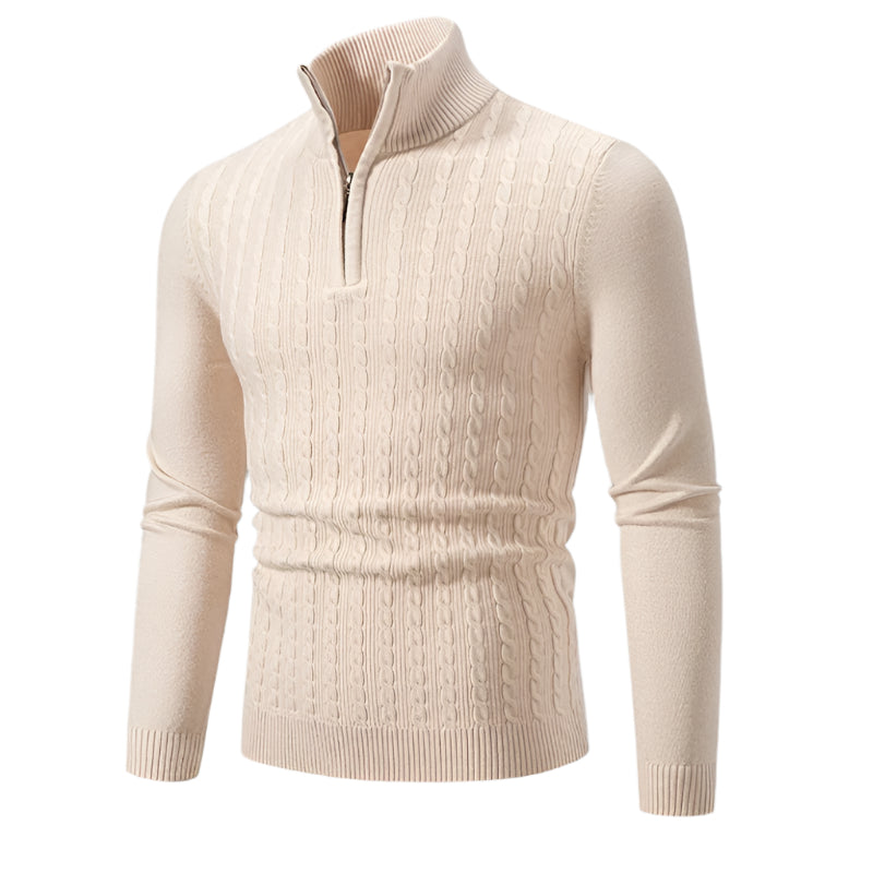 The Gstaad Half Zip Jumper-The British Gentlemen