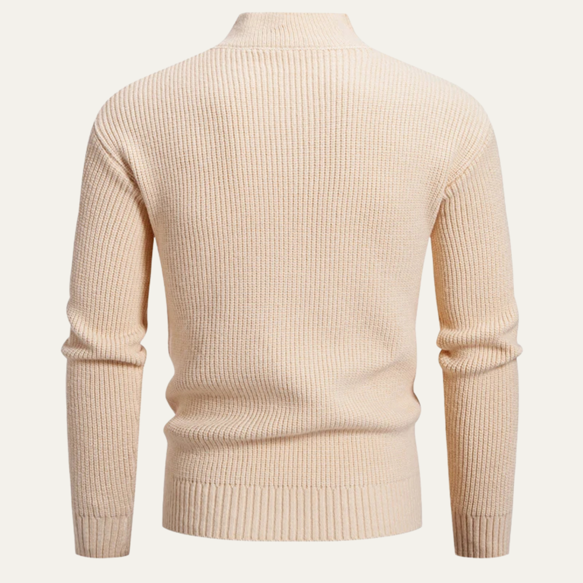 The Alberobello Men’s Winter Stand Collar Knitted Jumper with Buttons