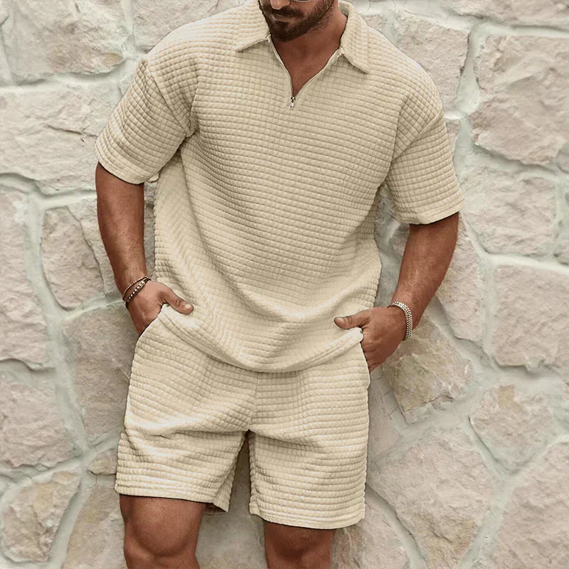 The Redford Co Ord Set - Polo & Shorts for Men