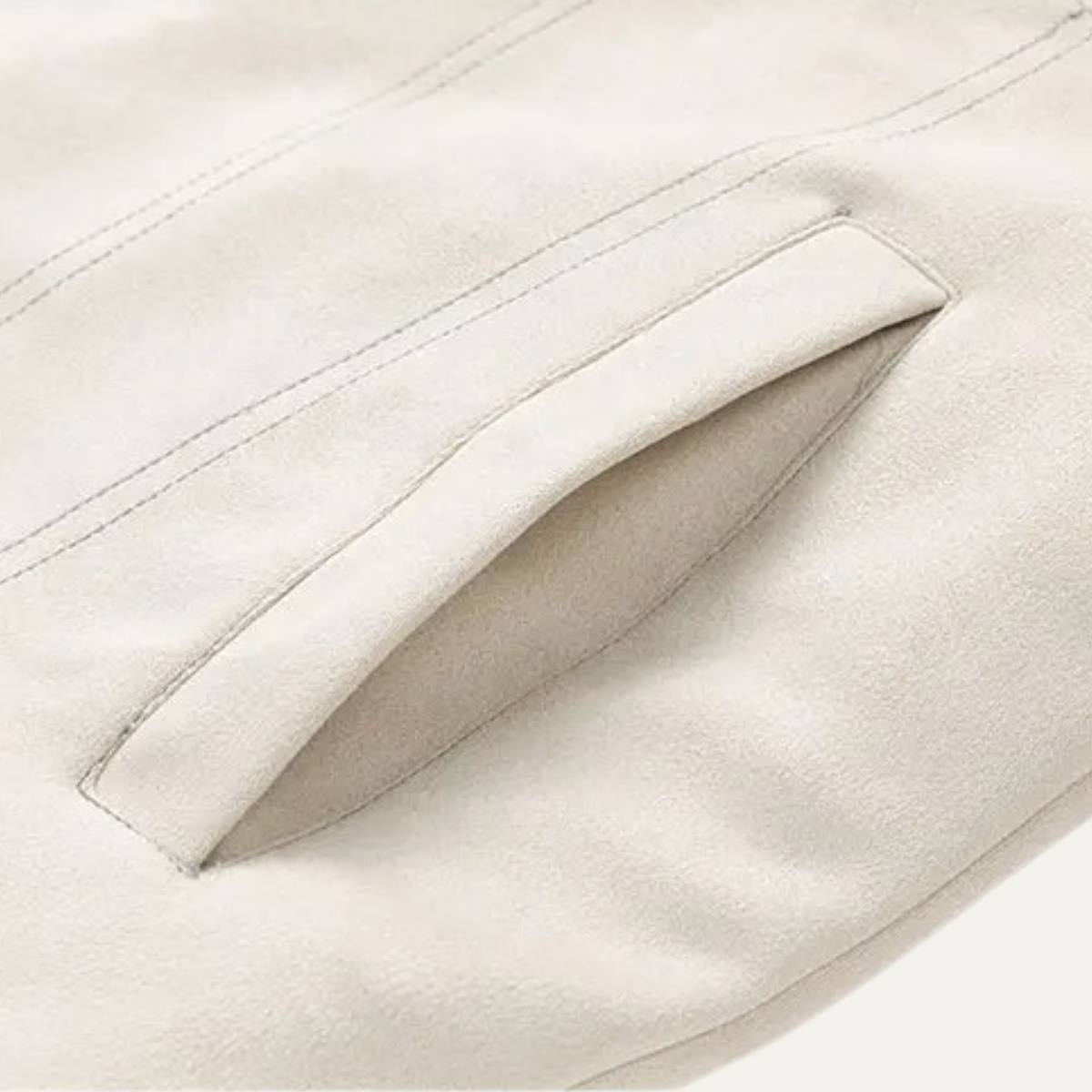 The Sicilia Men’s Fleece Lined Suede Sherpa Jacket with Shearling Collar