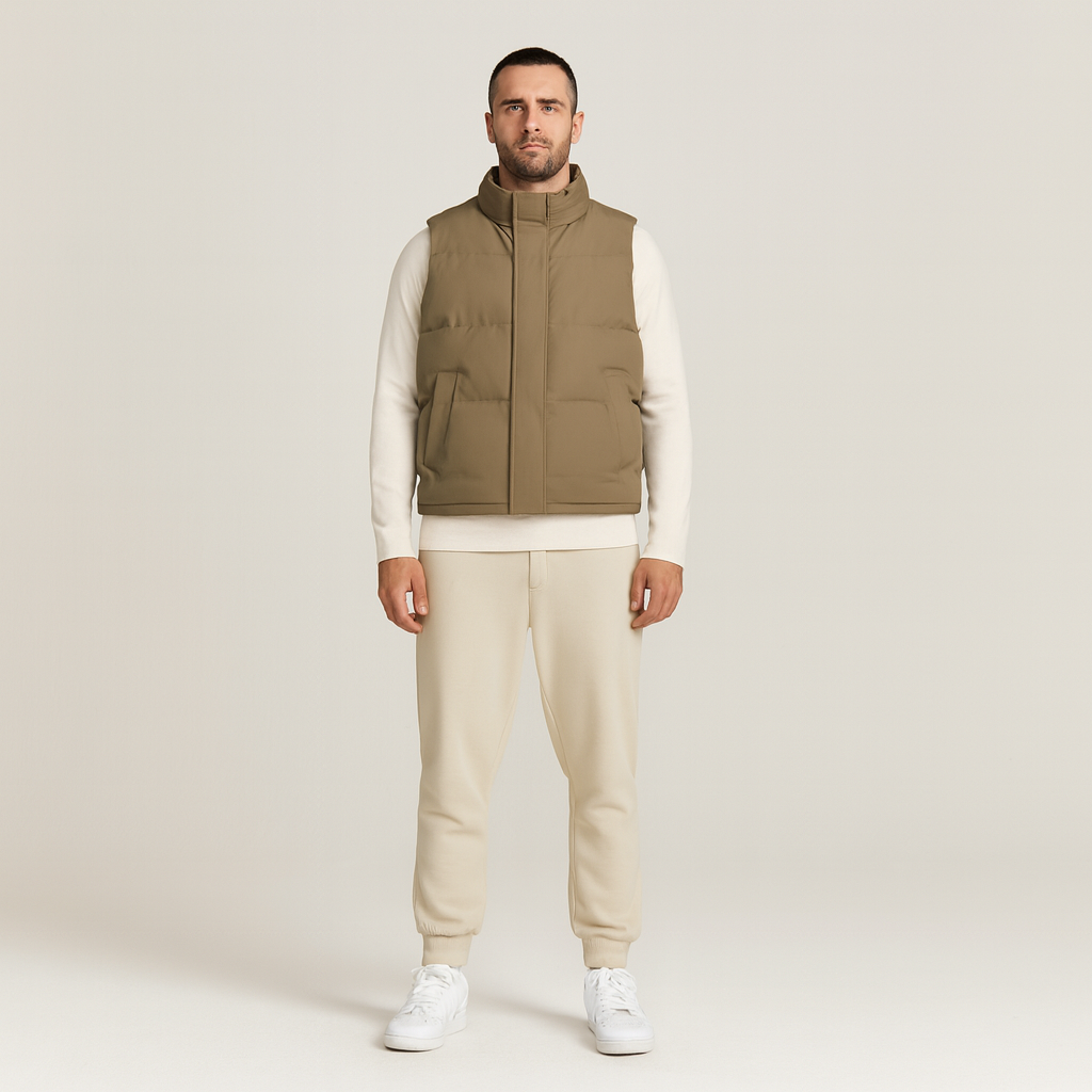 The Bellagio Men’s Puffer Quilted Gilet - 2025