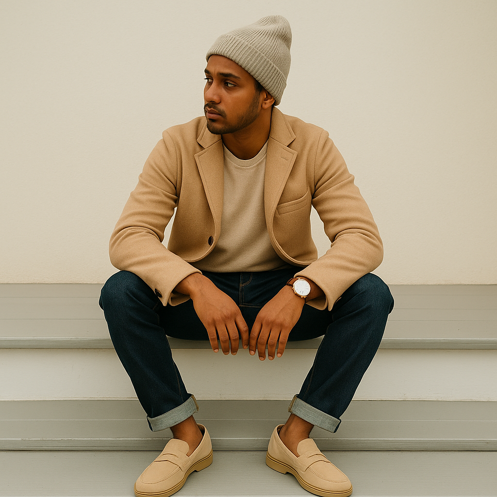 Men’s Suede Penny Loafers – Classic Slip-On Comfort-The British Gentlemen