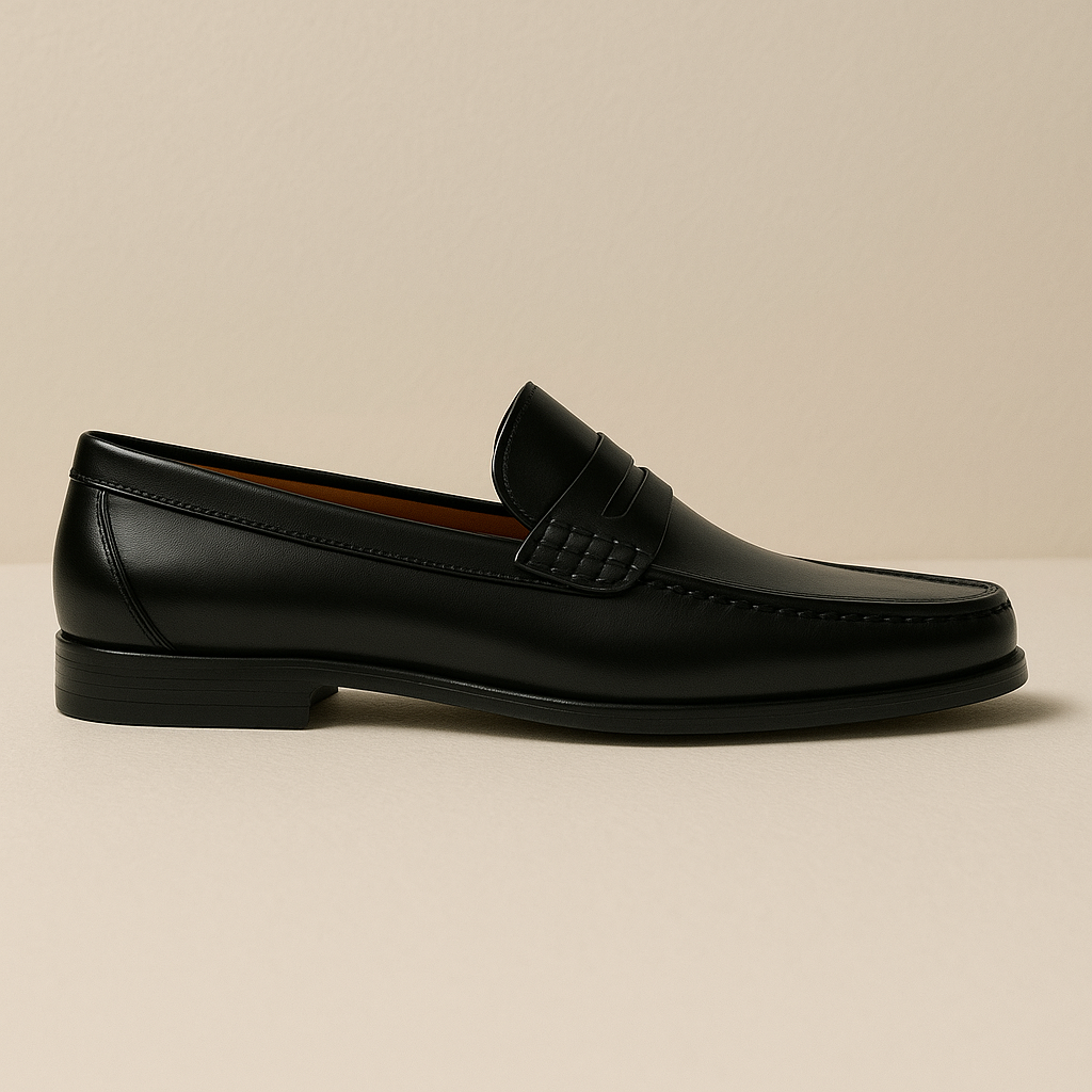 Men's Leather Loafers Classic Comfortable Slip-On-The British Gentlemen