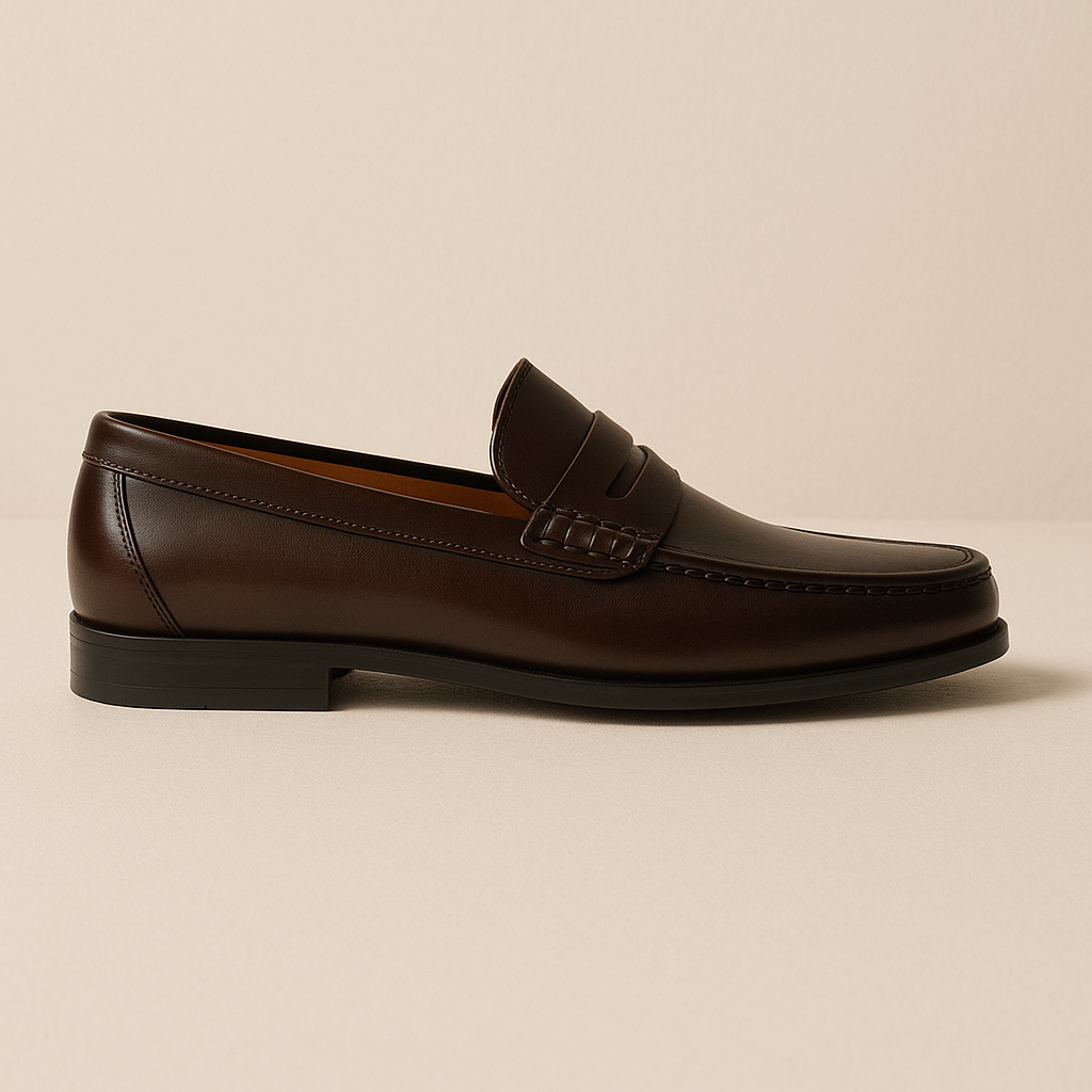 Men's Leather Loafers Classic Comfortable Slip-On-The British Gentlemen