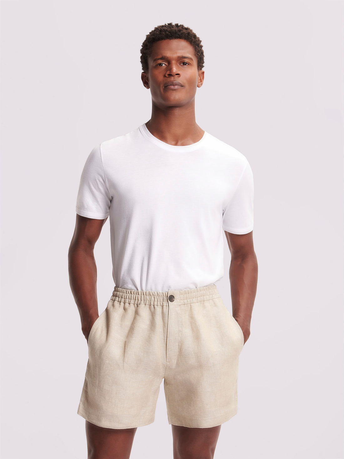 Men's Premium Linen Tailored Breathable Shorts-The British Gentlemen