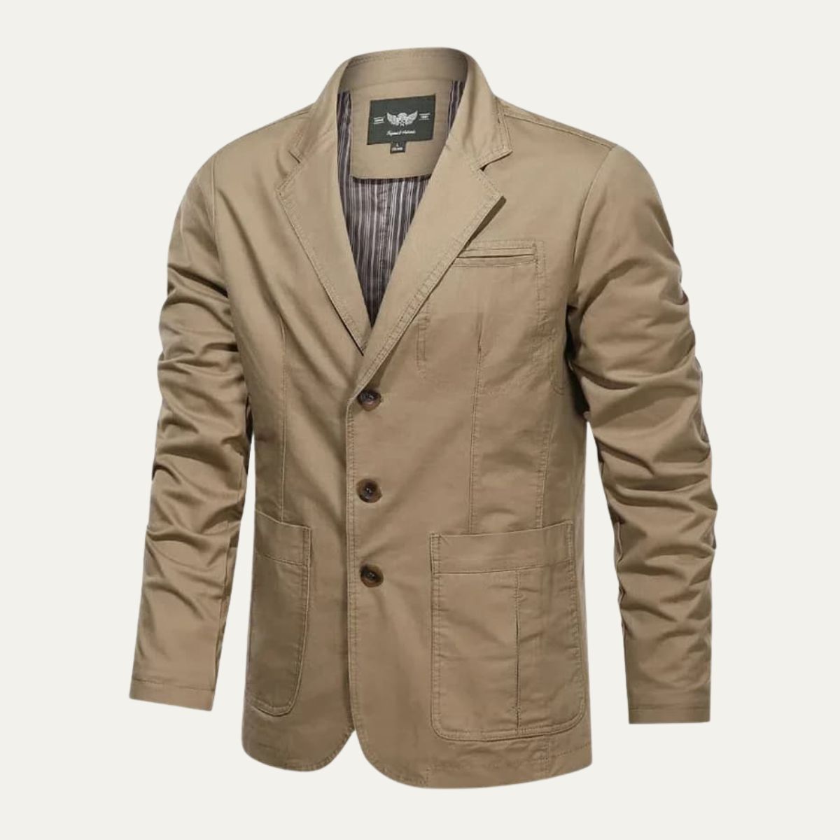 The Cherasco Men’s Trendy Lightweight Cotton Blazer