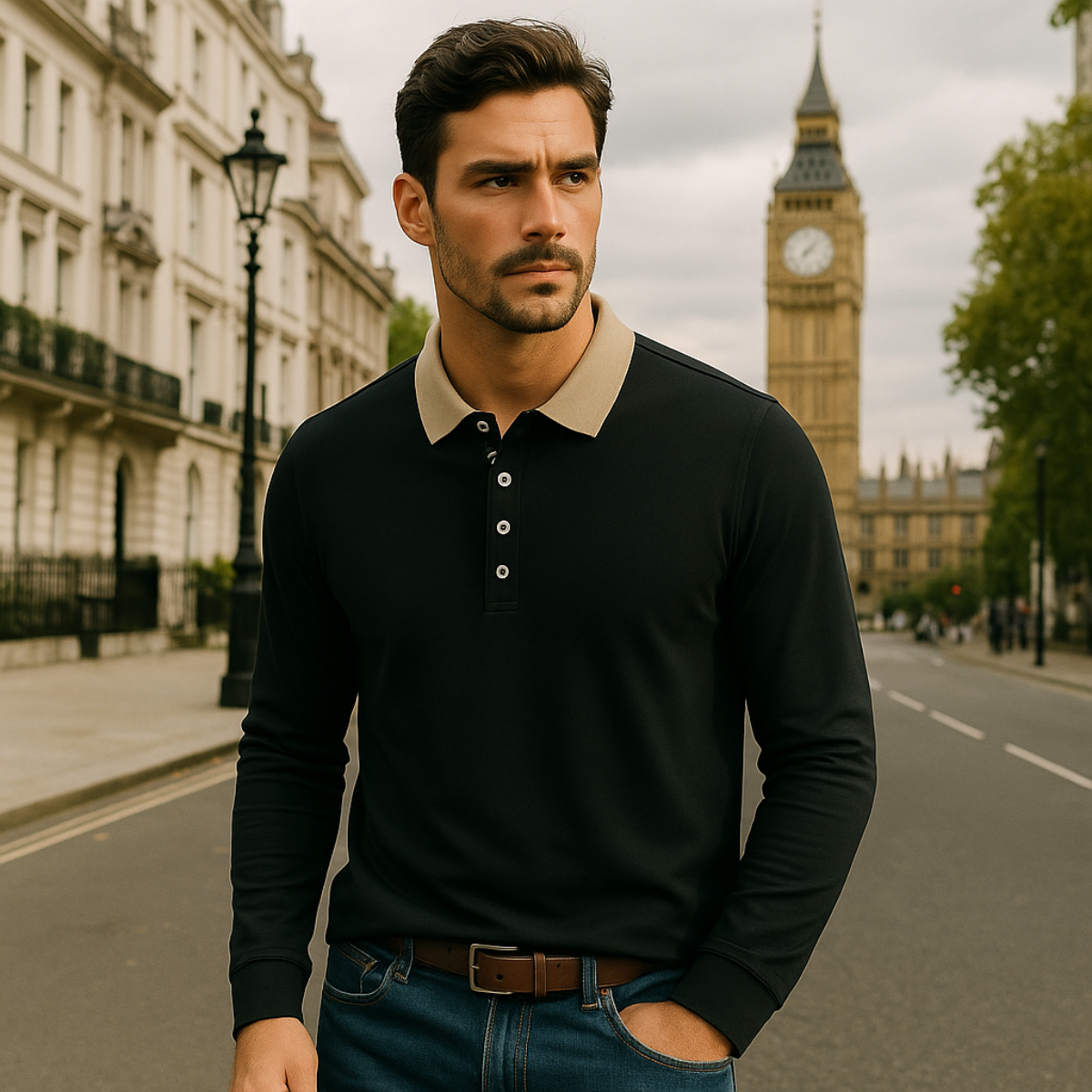 The Dorset Cotton Polo Shirt for Men