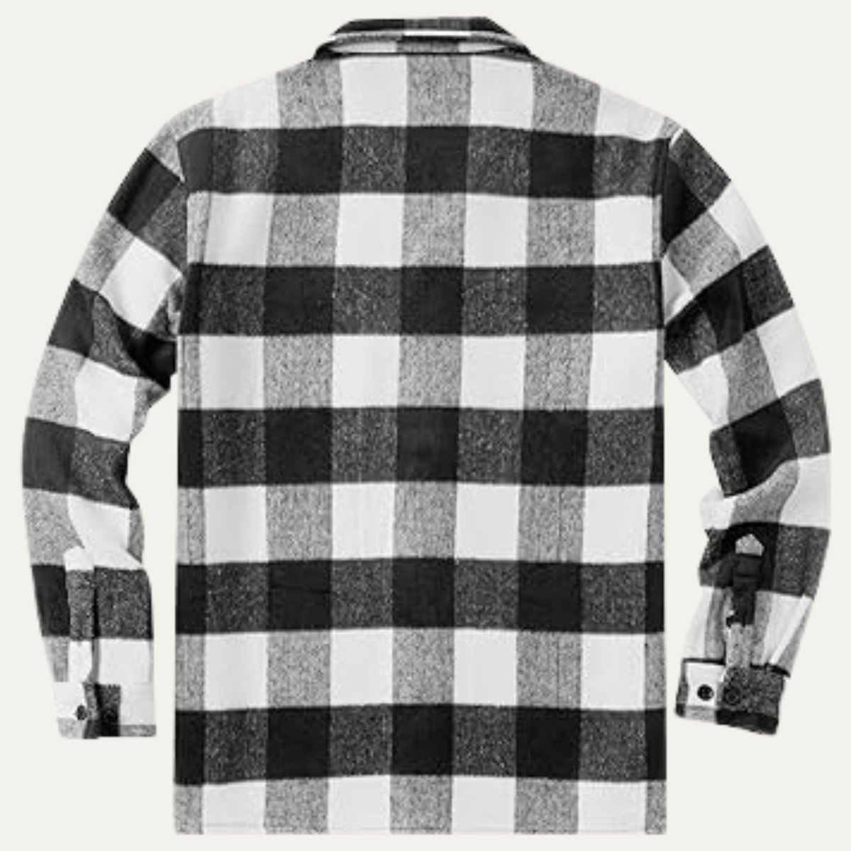 The Sorrento Men’s Trendy Flannel Plaid Fleece Jacket with Pockets