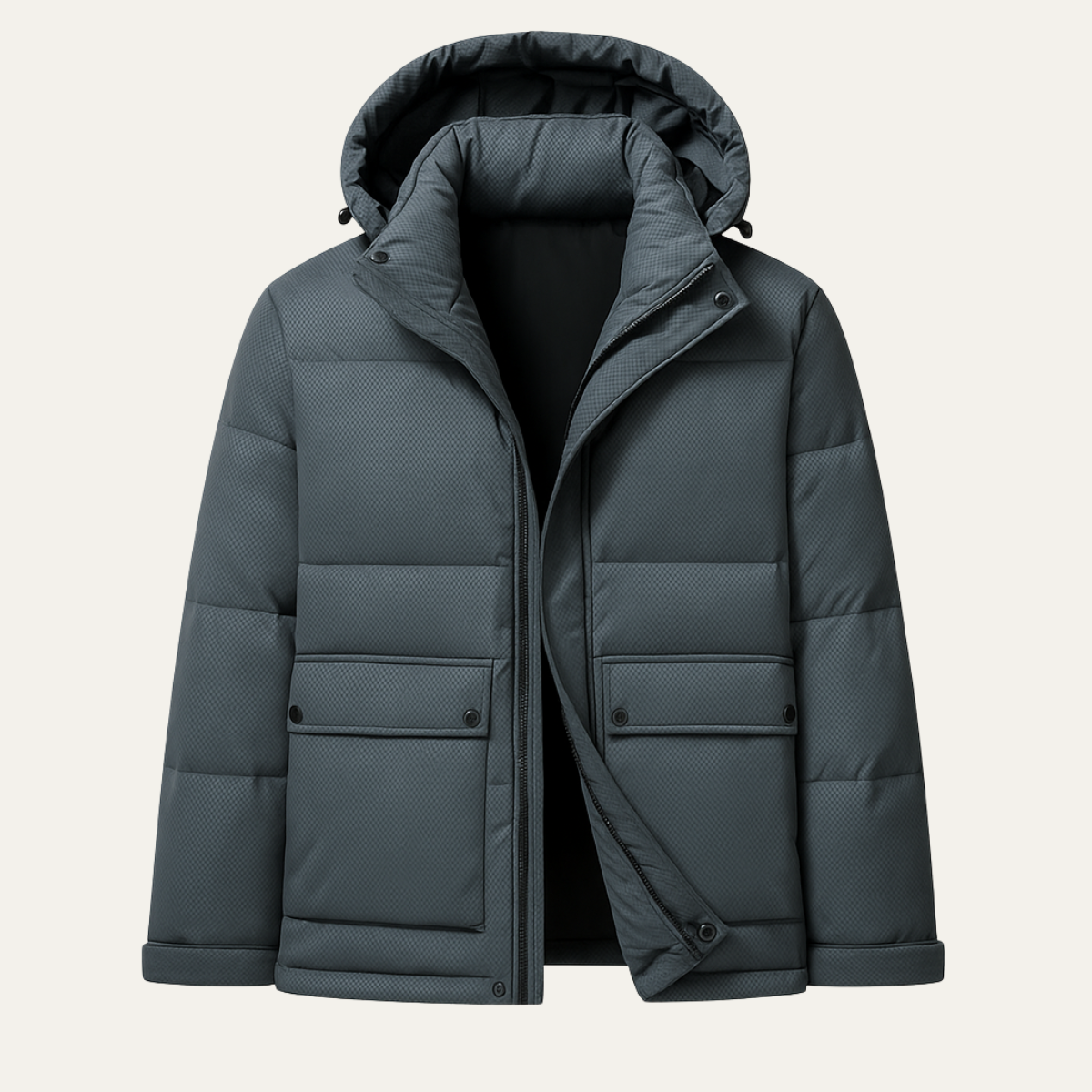 The Dunfermline Men’s Down Puffer Waterproof Hooded Jacket