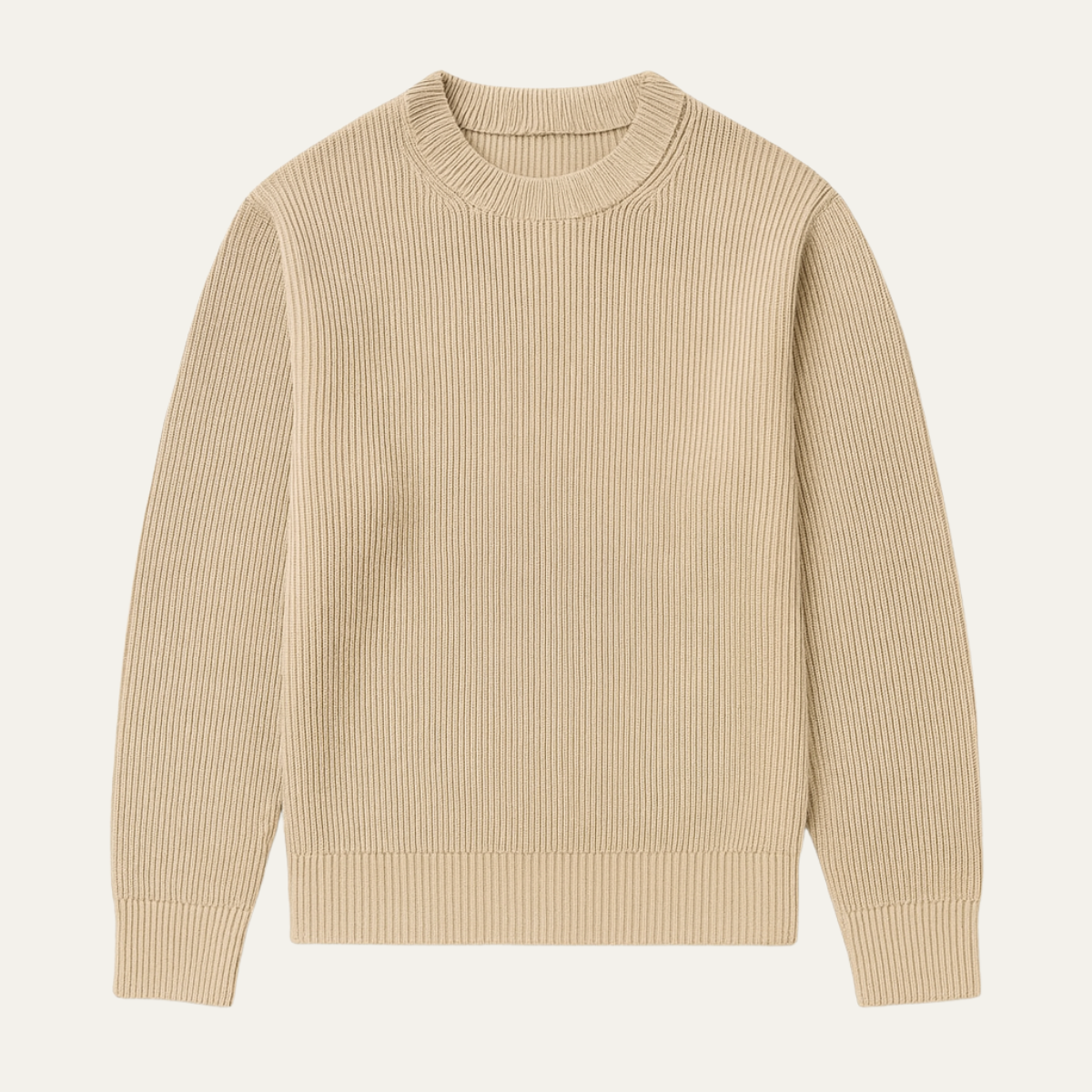 The St. Moritz Men’s Merino Wool Ribbed Luxury Knitted Jumper