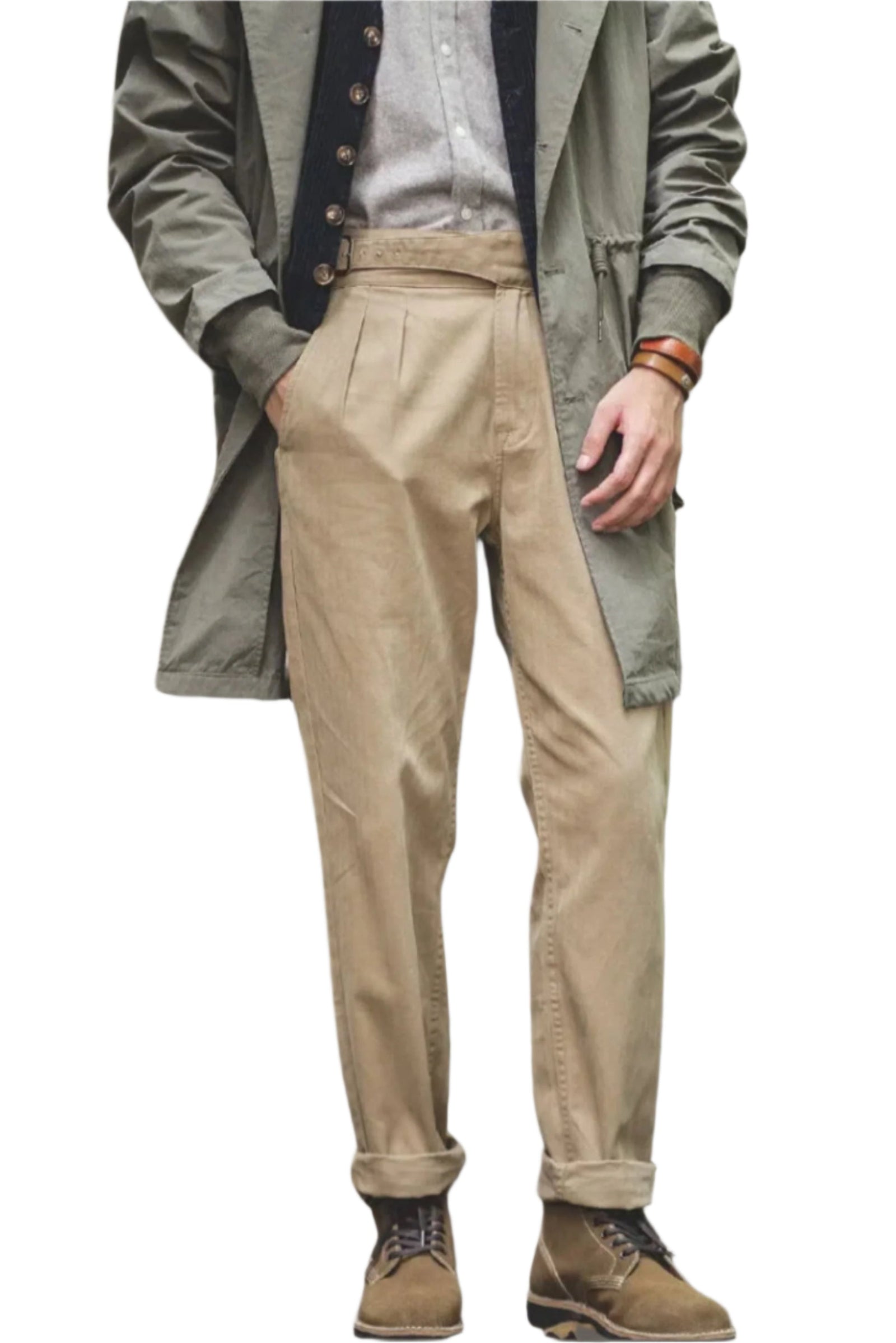 The Torino Vintage Cotton Pantalon-The British Gentlemen
