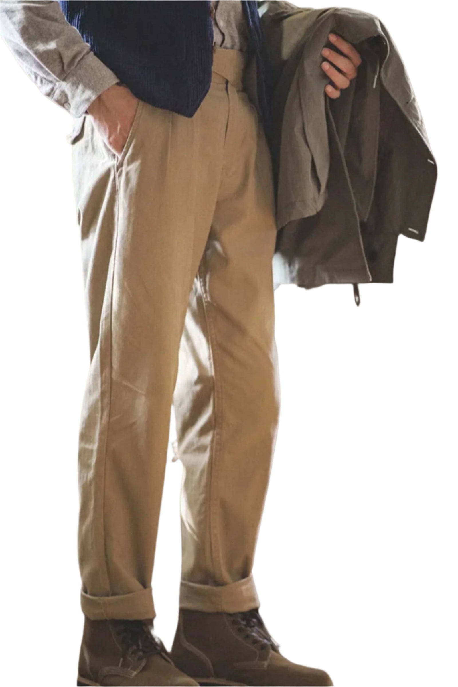 The Torino Vintage Cotton Pantalon-The British Gentlemen