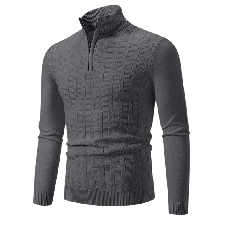 The Courchevel Half-Zip Jumper-The British Gentlemen
